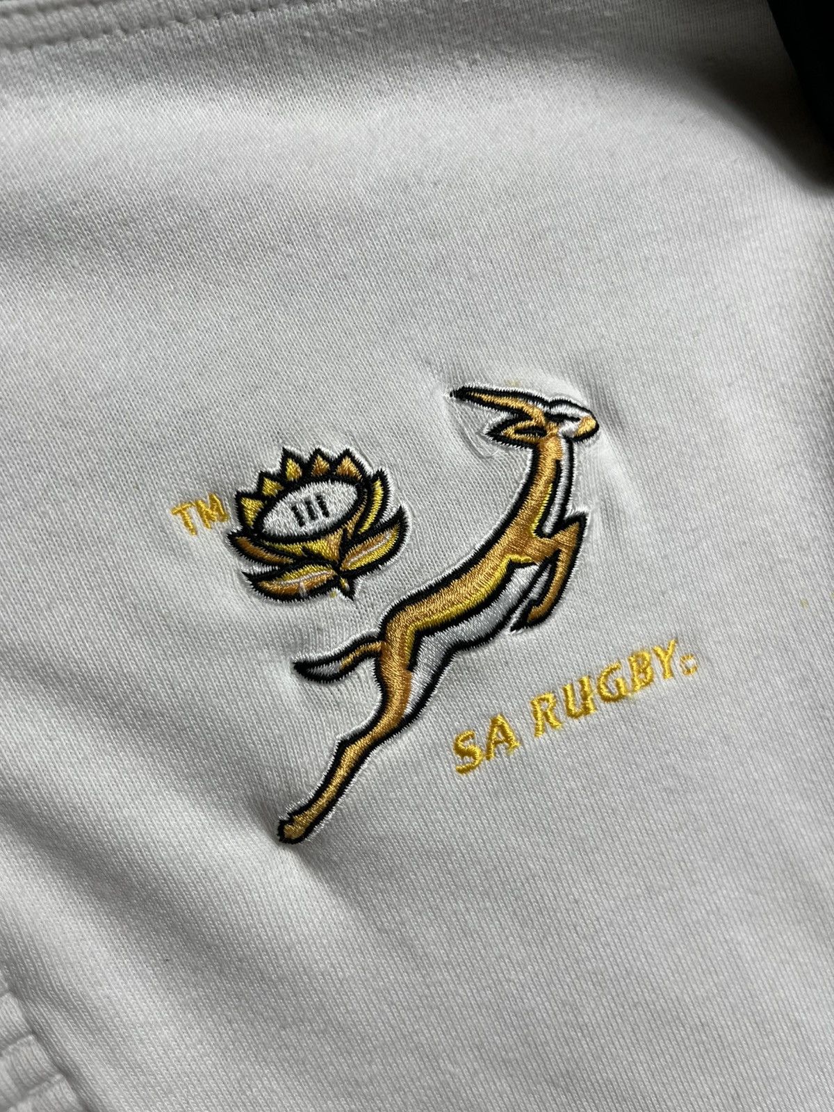 Nike 🇿🇦 South Africa 2003 Mens Rugby World Cup Jersey Long Sleeve Size US M / EU 48-50 / 2 - 4 Thumbnail