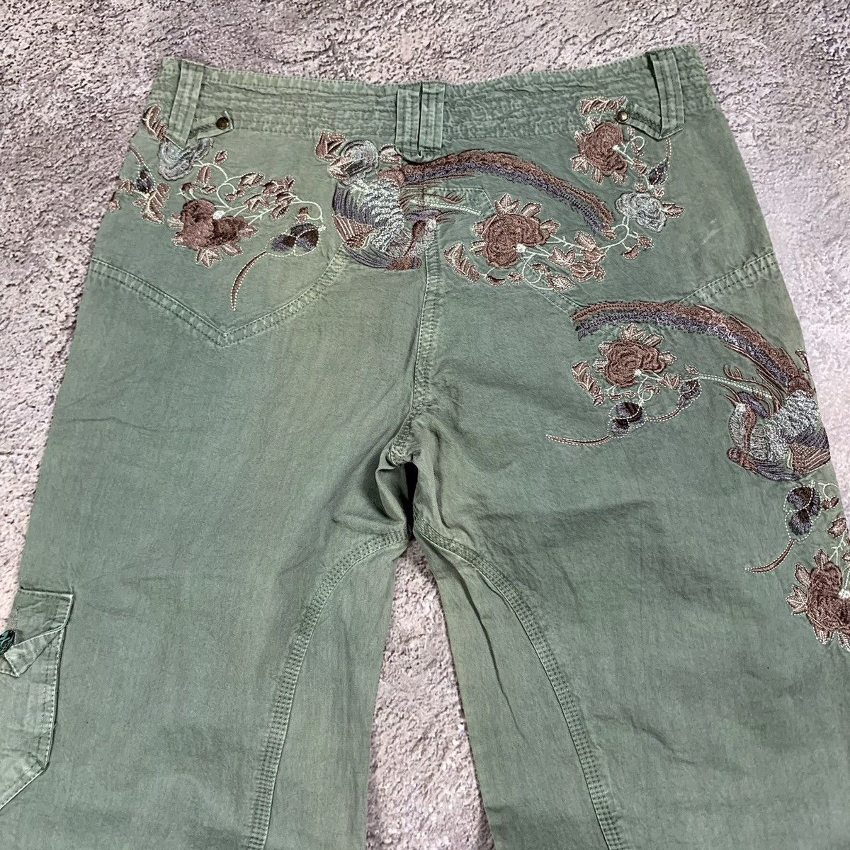 Vintage Vintage 90s Japanese Baggy Cargo Pants Flared Parachute 30 Size 30" / US 8 / IT 44 - 8 Thumbnail