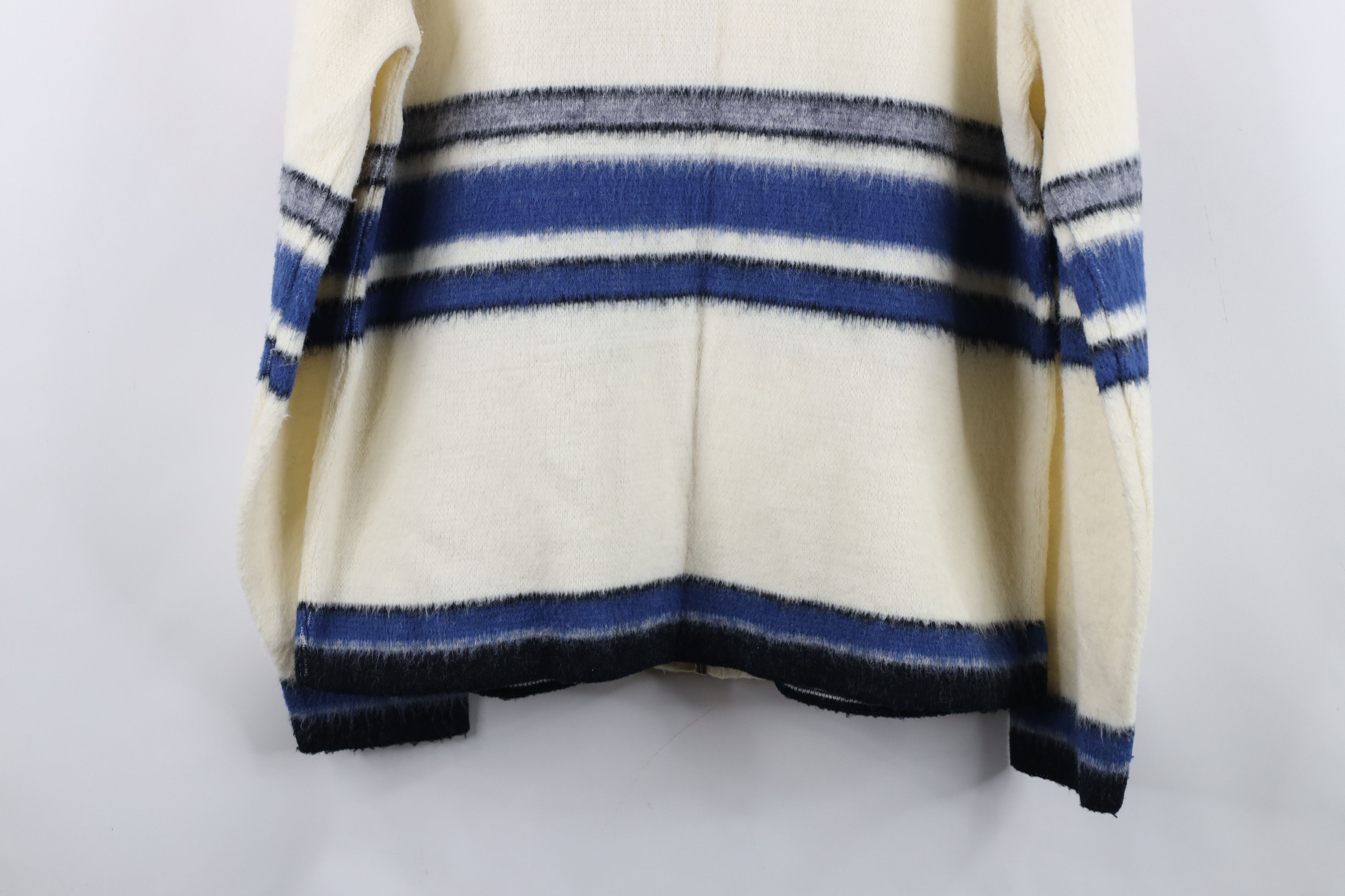 Vintage Vintage 60s Streetwear Striped Full Zip Cardigan Sweater USA Size US L / EU 52-54 / 3 - 14 Thumbnail