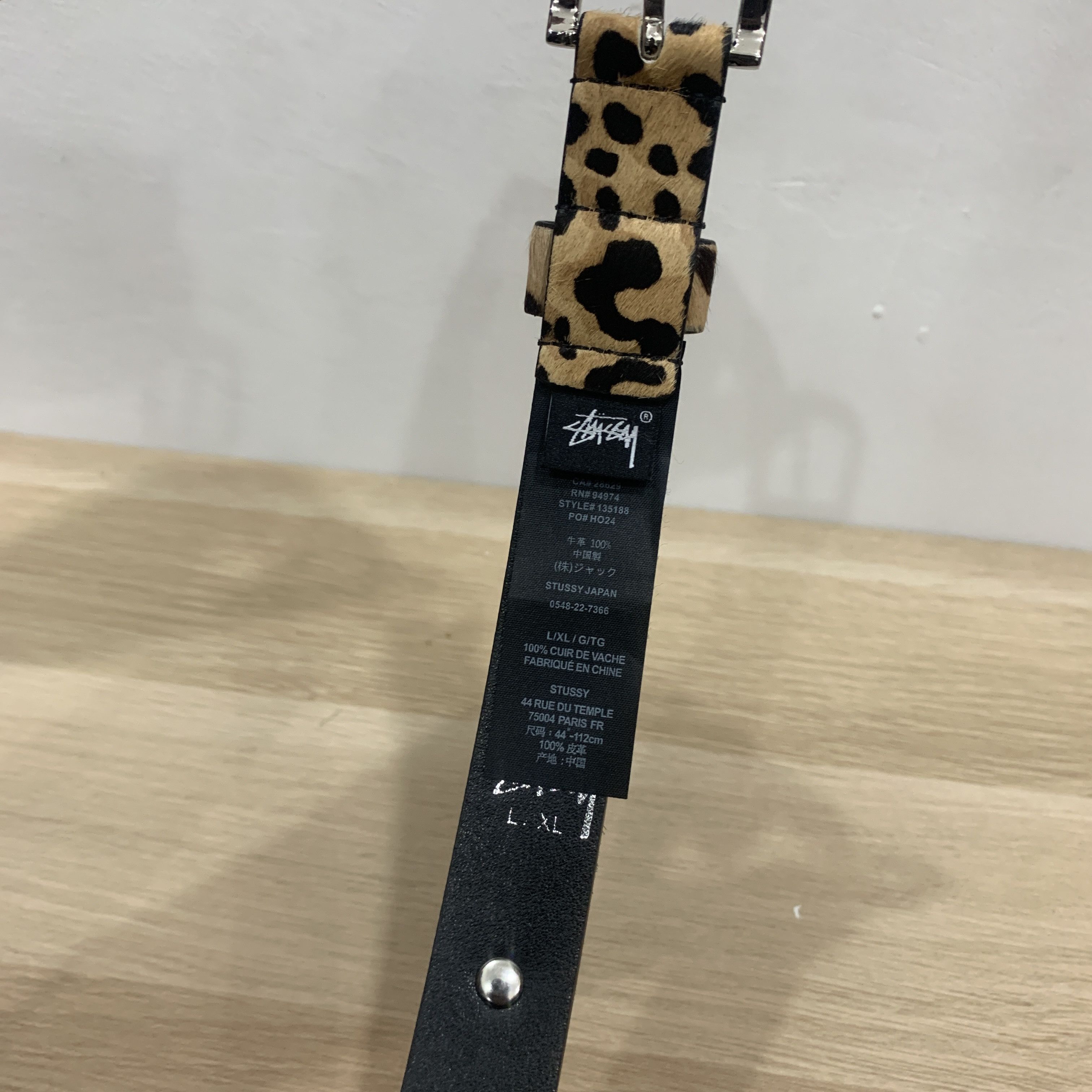 Stussy Stussy ss link studded belt hairy cheetah print Size ONE SIZE - 5 Thumbnail