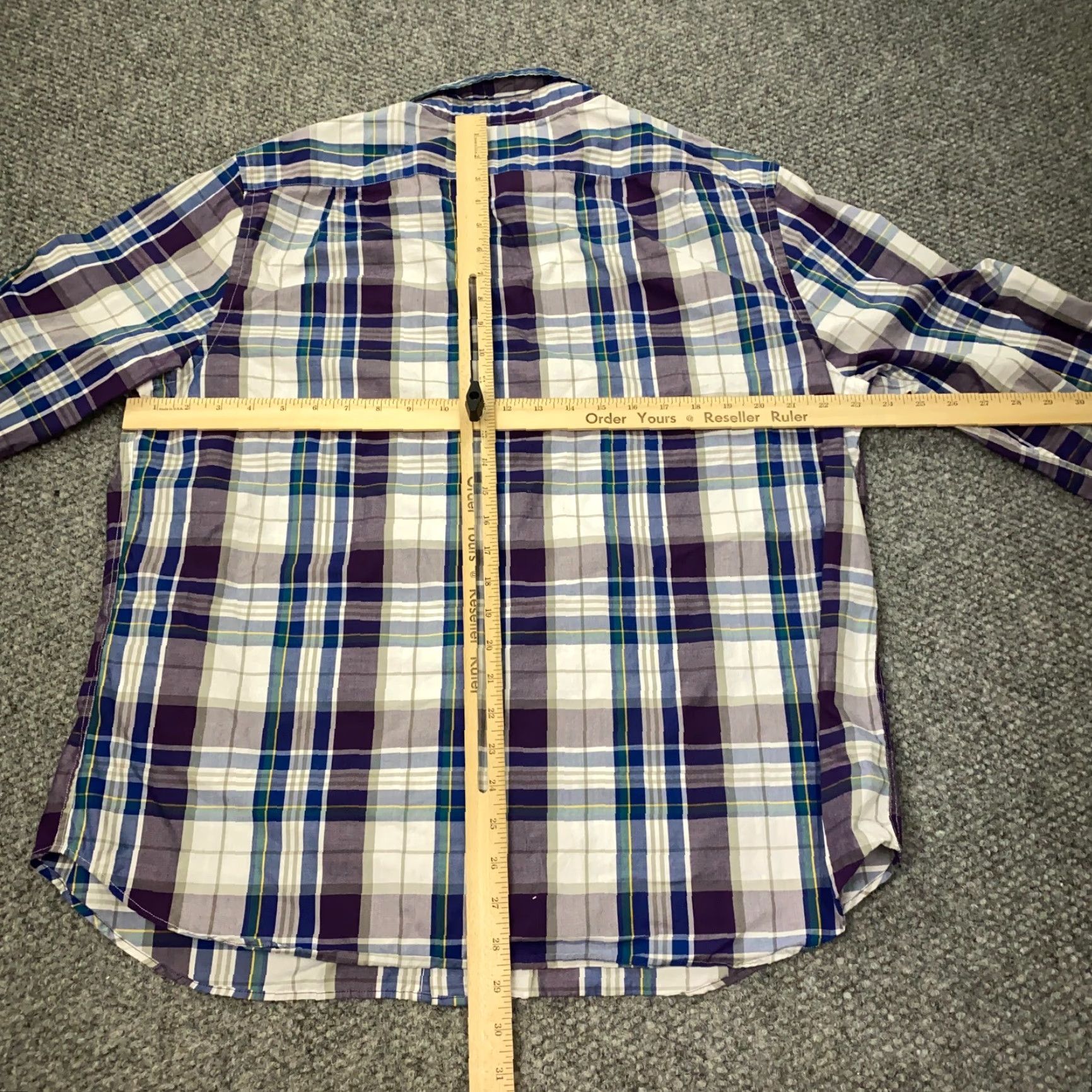 Nautica VTG Nautica Mens Shirt XL Plaid Long Sleeve Button-Down with Collar, Classic Fit, Cotton, Green, Vintage Clothing, 90s? (No extra words) Size US XL / EU 56 / 4 - 5 Thumbnail