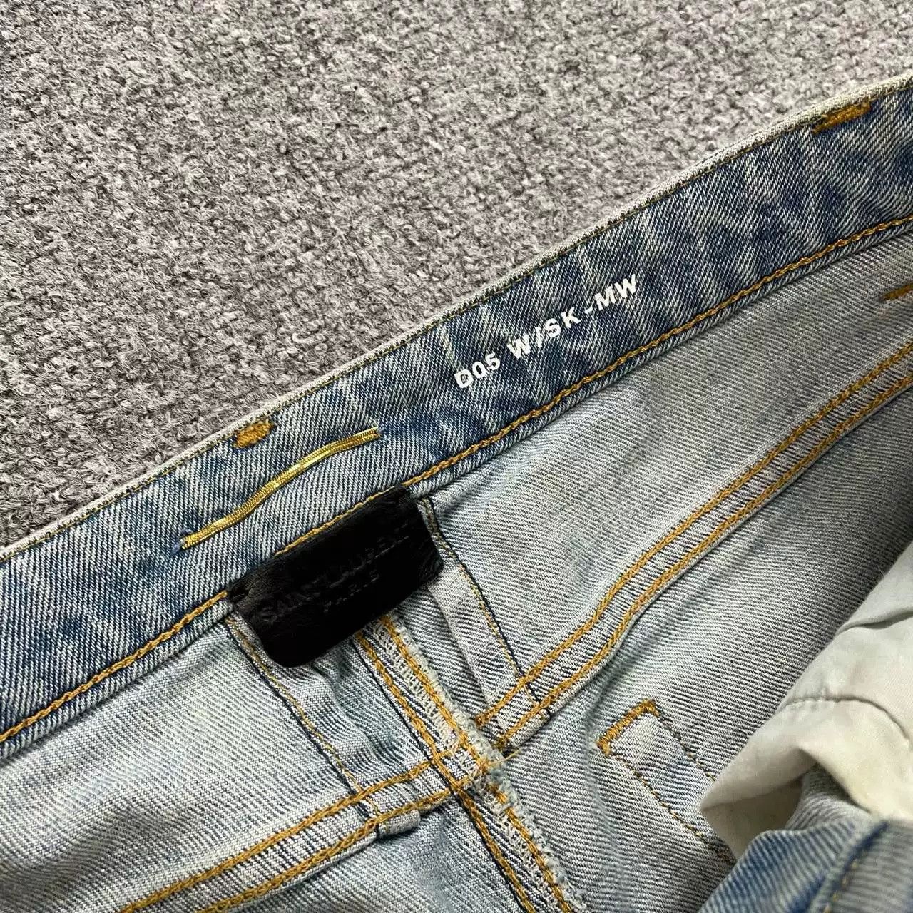 Saint Laurent Paris SAINT LAURENT D05 Distressed Jeans Size US 32 / EU 48 - 4 Thumbnail