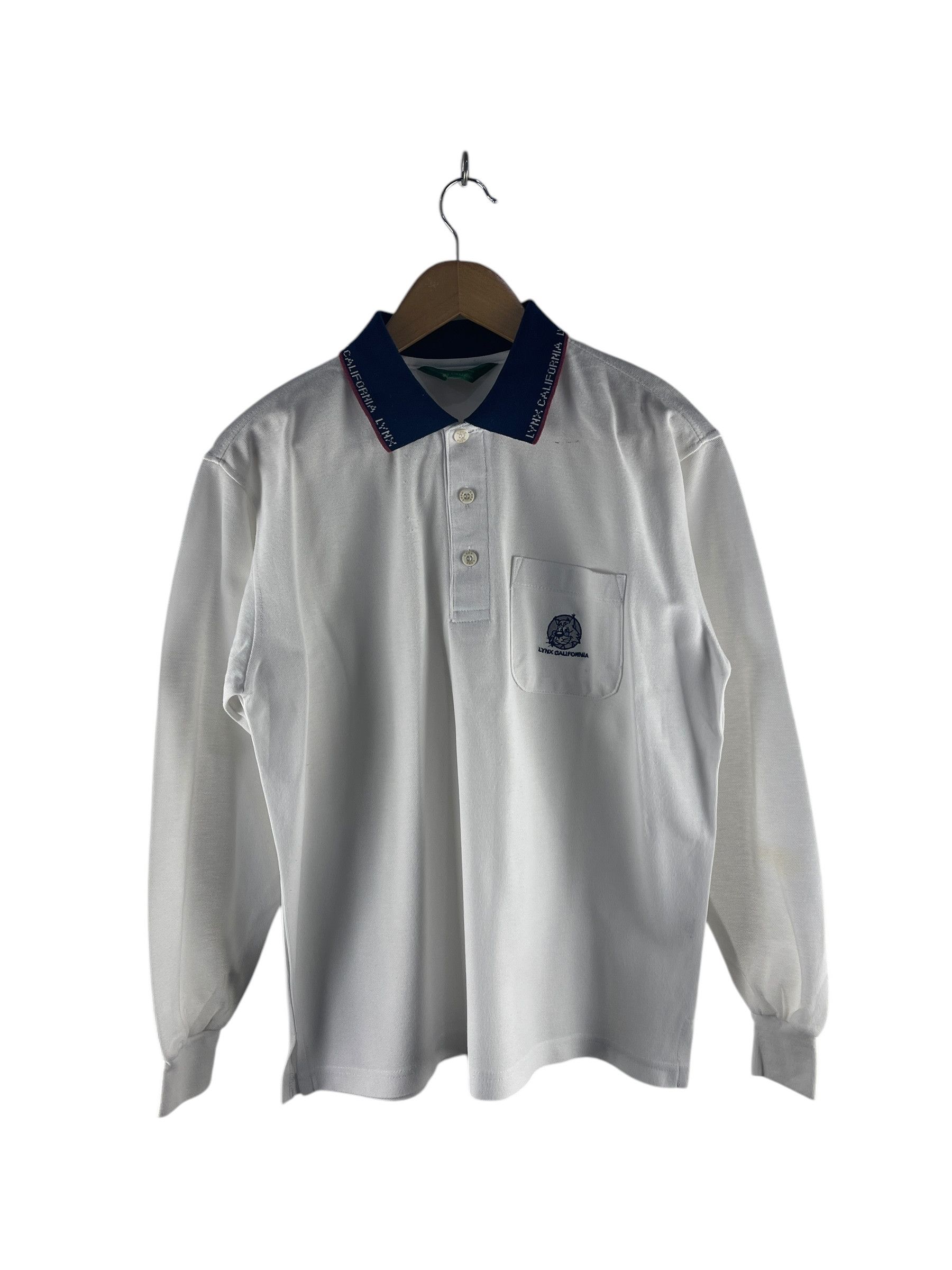 Japanese Brand Vintage LYNX California Polo Shirt Size US M / EU 48-50 / 2 - 1 Thumbnail