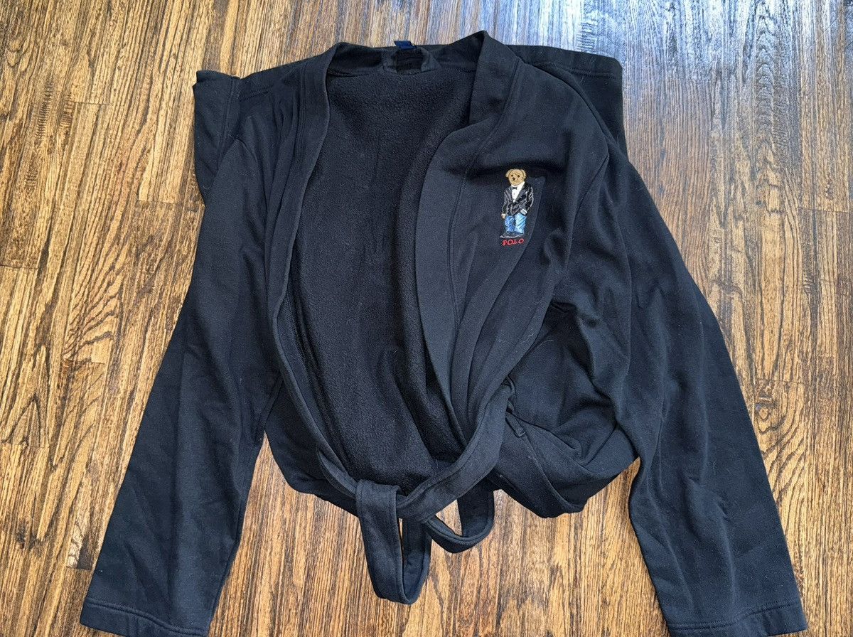 Polo Ralph Lauren Polo Ralph Lauren Teddy Bear Black Bathrobe Size S/M Size US M / EU 48-50 / 2 - 6 Thumbnail