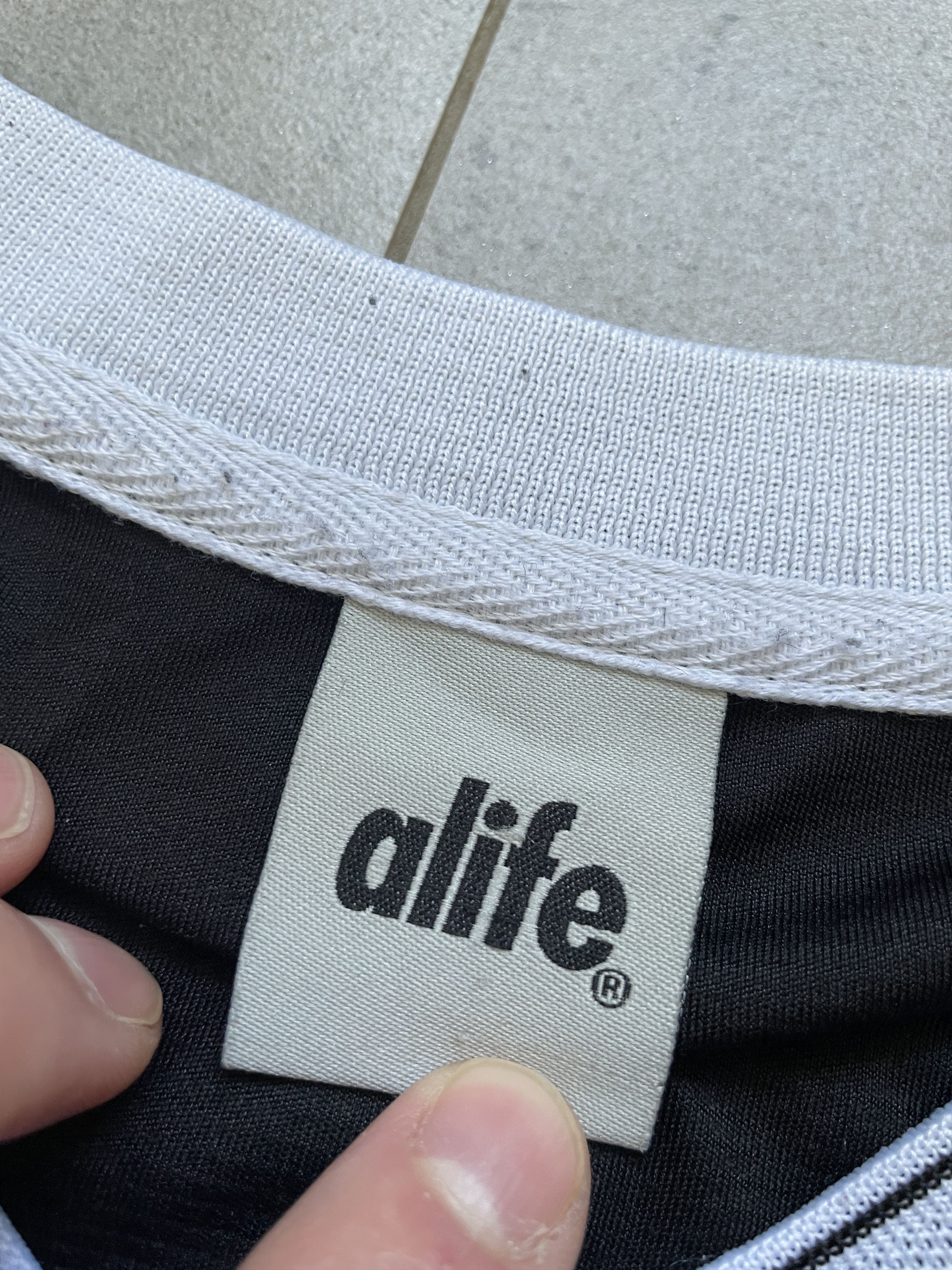 Alife ALIFE BLACK SILVER SHINY LONGSLEEVE BLOKECORE JERSEY Size US M / EU 48-50 / 2 - 4 Thumbnail