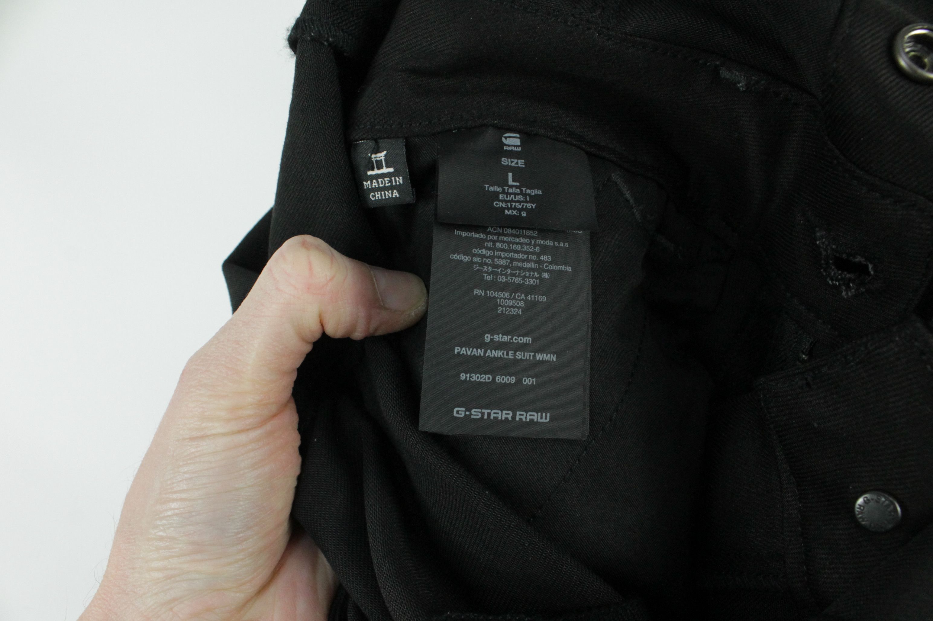 G-Star G-Star Raw Pavan Ankle Jumpsuit Black Size 32" / US 10 / IT 46 - 10 Thumbnail