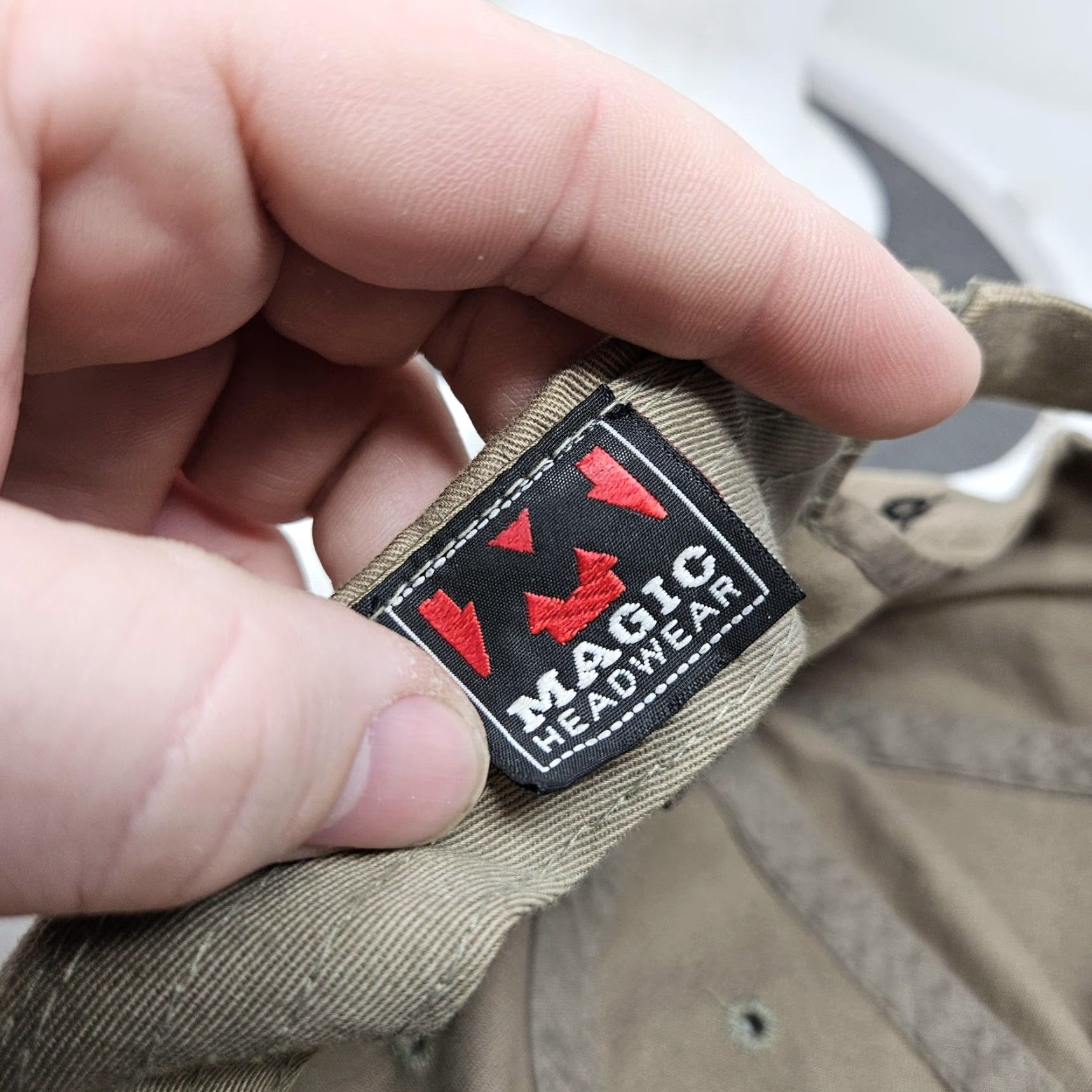 Jeep VINTAGE Jeep Compass Hat Cap Strap Back One Size Khaki Magic Headwear Mens Cotton Size ONE SIZE - 7 Thumbnail