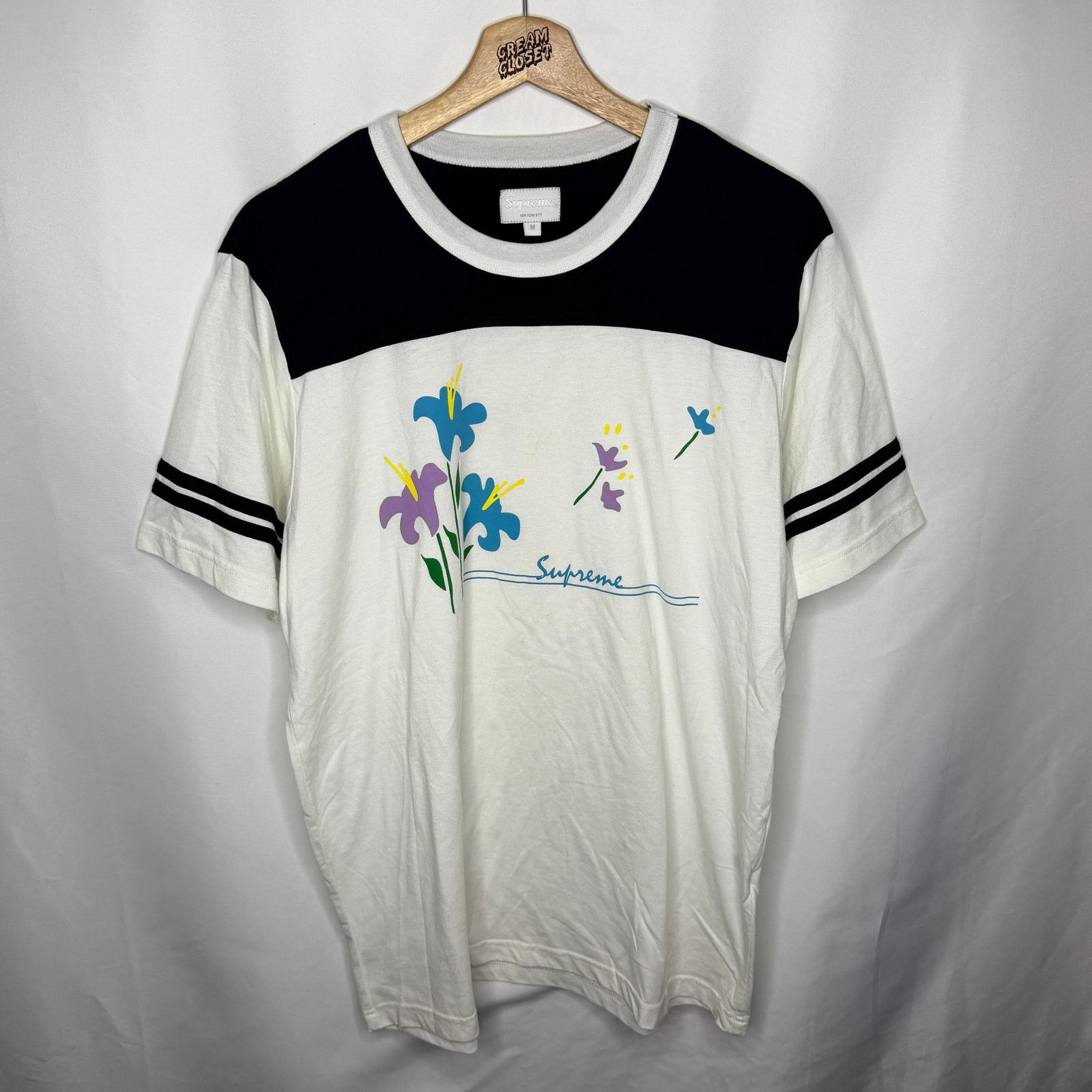 Supreme Supreme New York City white graphic T-shirt medium | Grailed