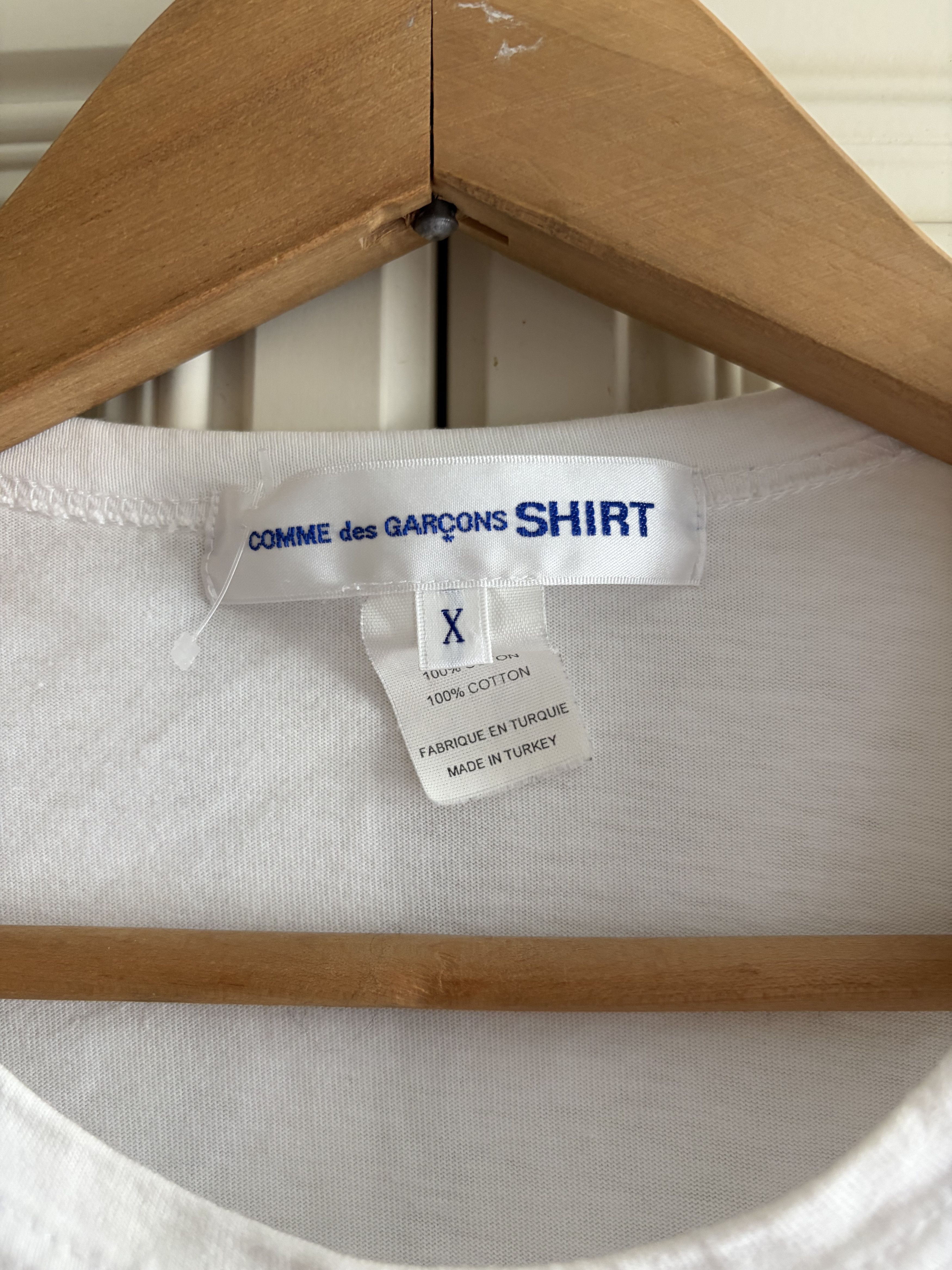 Comme des Garcons SHIRT Comme des Garcons SHIRT Tee Shirt Size US XL / EU 56 / 4 - 4 Thumbnail