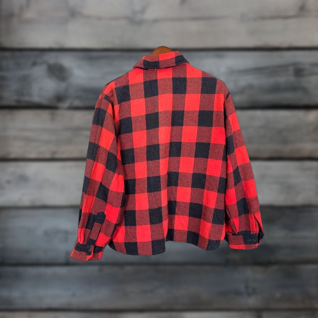 Vintage VINTAGE Wool Linen Flannel Shirt Size US L / EU 52-54 / 3 - 1 Thumbnail