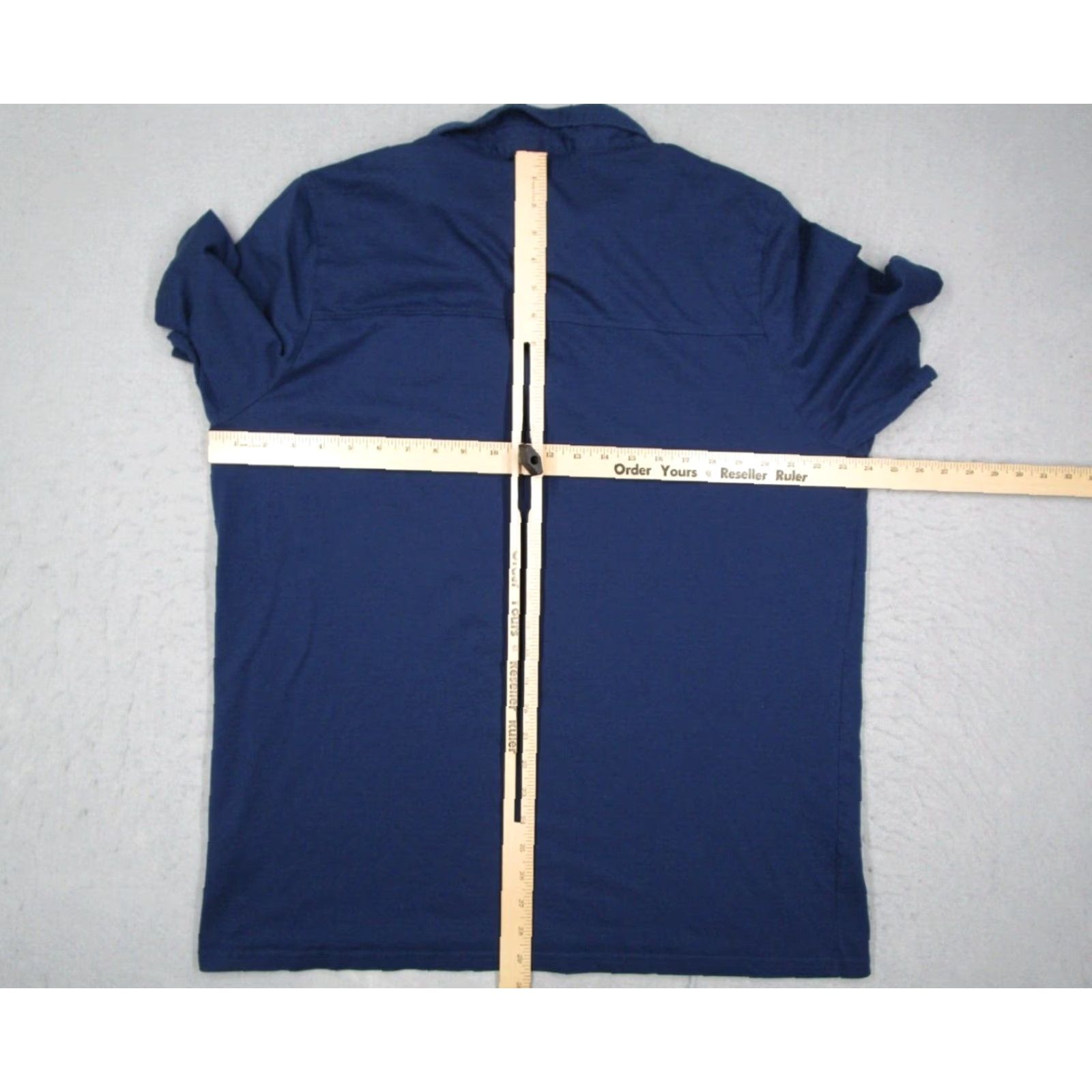 Vintage Criquet Shirt Mens 2XL XXL Blue Polo Organic Golf Casual Work Made in Peru Size US XXL / EU 58 / 5 - 4 Thumbnail