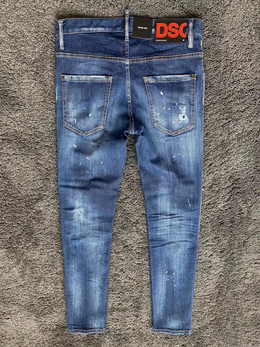 Dsquared2 Dsquared2 SKATER mid-rise slim 9pt red plaid patch stretchy Size US 28 / EU 44 - 2 Thumbnail