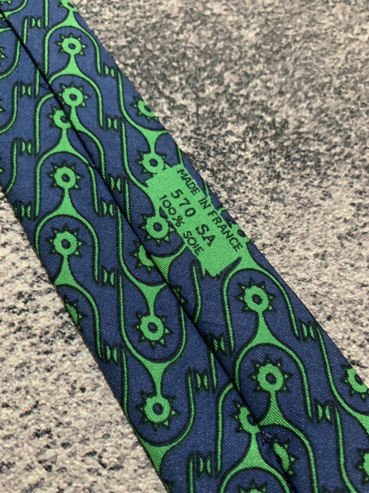 Hermes Hermes Paris Tartan Silk Tie Size ONE SIZE - 3 Thumbnail