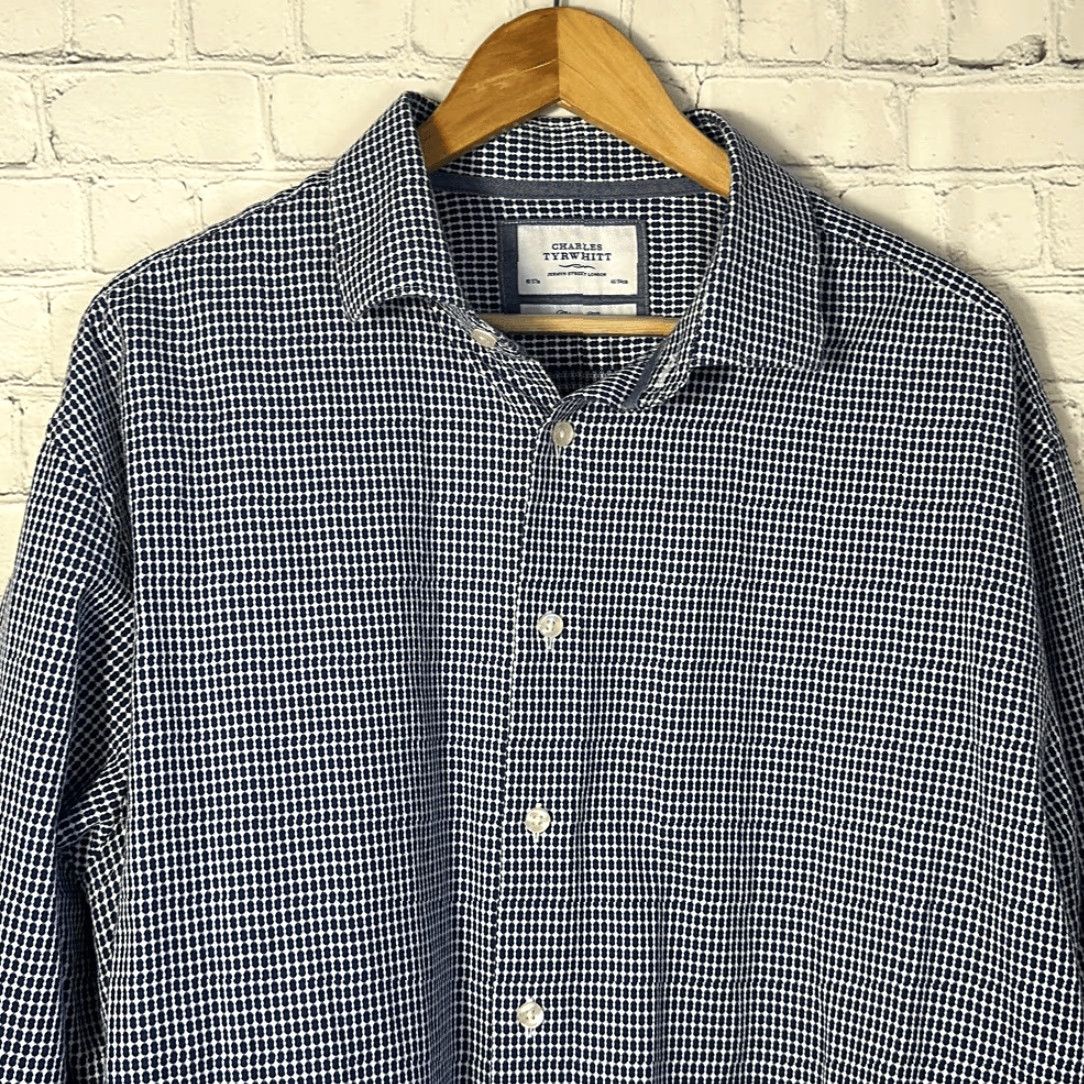 charles tyrwhitt dress shirts Charles Tyrwhitt Twill 100% Cotton Premium Shirt