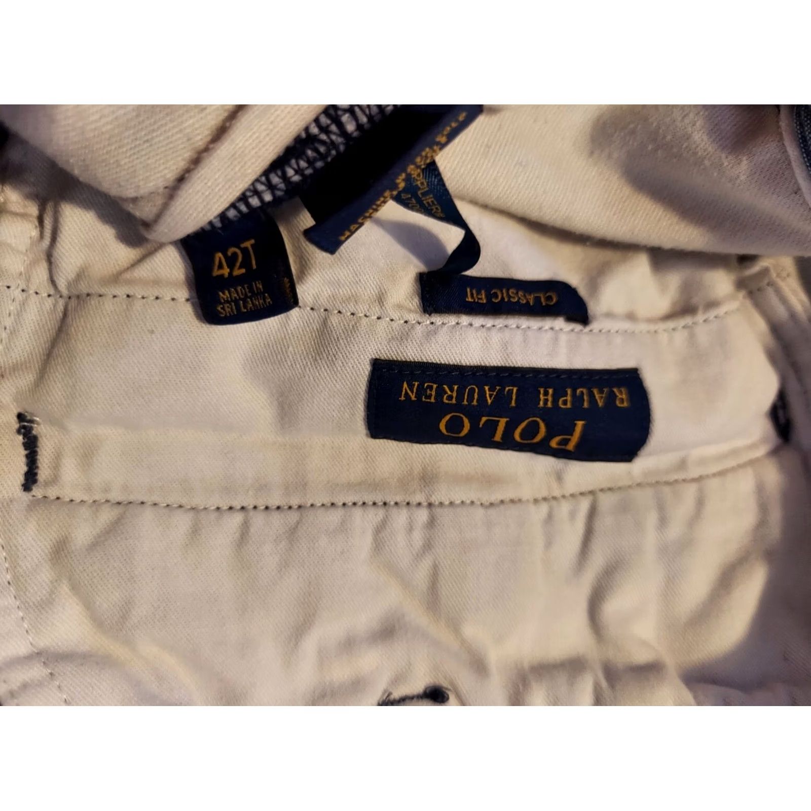 Polo Ralph Lauren Polo Ralph Lauren Navy Blue Cotton Chino Stretch Shorts Mens 42 Khaki Size US XL / EU 56 / 4 - 5 Thumbnail