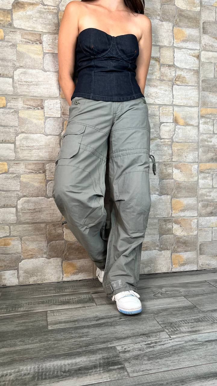 Designer × Marithe + Francois Girbaud Marithe Francois Girbaud Parachute Bondage Cargo Pants Size 28" / US 6 / IT 42 - 3 Thumbnail