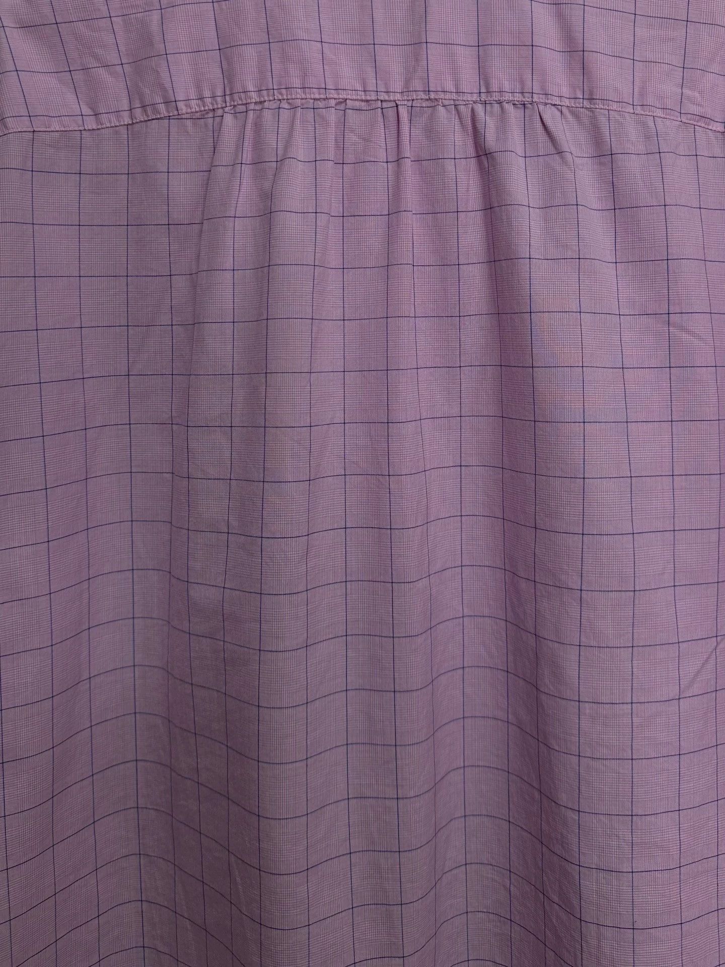 Bergfabel Bergfabel Oversized Silk-Cotton Check Shirt PP-Blue Size US L / EU 52-54 / 3 - 4 Thumbnail