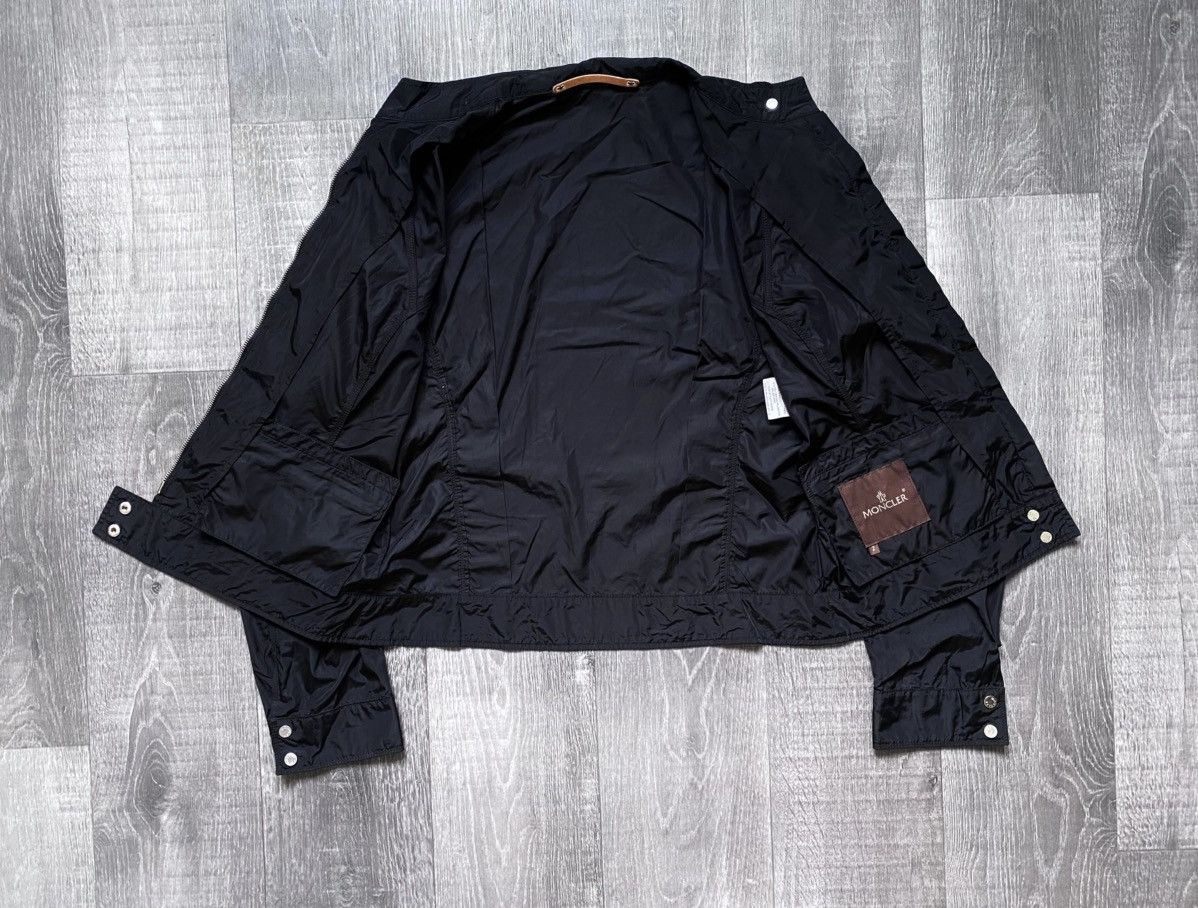 Moncler Womens Moncler Black Nylon Shimmer Lightweight Jacket Blazer Size XS / US 0-2 / IT 36-38 - 5 Thumbnail