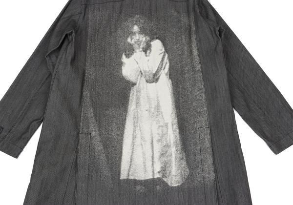 Undercover SS20 Cindy Sherman Denim Coat Size US XL / EU 56 / 4 - 2 Thumbnail