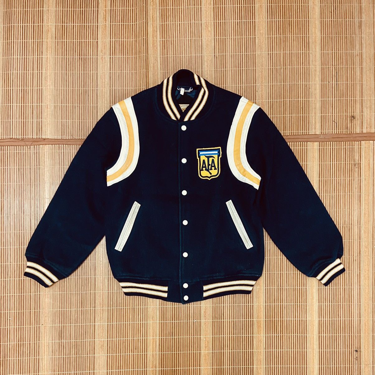 Vintage VINTAGE ARGENTINA FA VARSITY JACKET Size US L / EU 52-54 / 3 - 1 Thumbnail