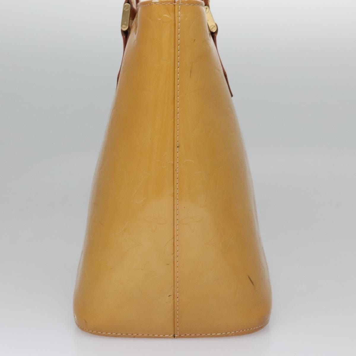 Louis Vuitton LOUIS VUITTON Monogram Vernis Houston Hand Bag Beige M91004 Size ONE SIZE - 6 Thumbnail