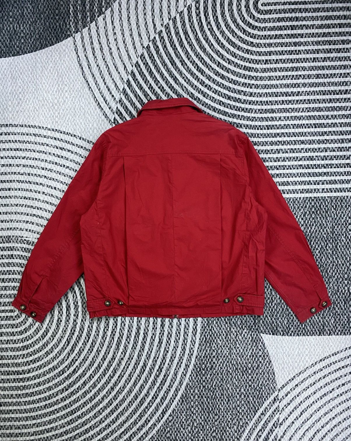 Lands' End Vintage Lands’ End Red Cotton Zipper Jacket Size US M / EU 48-50 / 2 - 2 Thumbnail