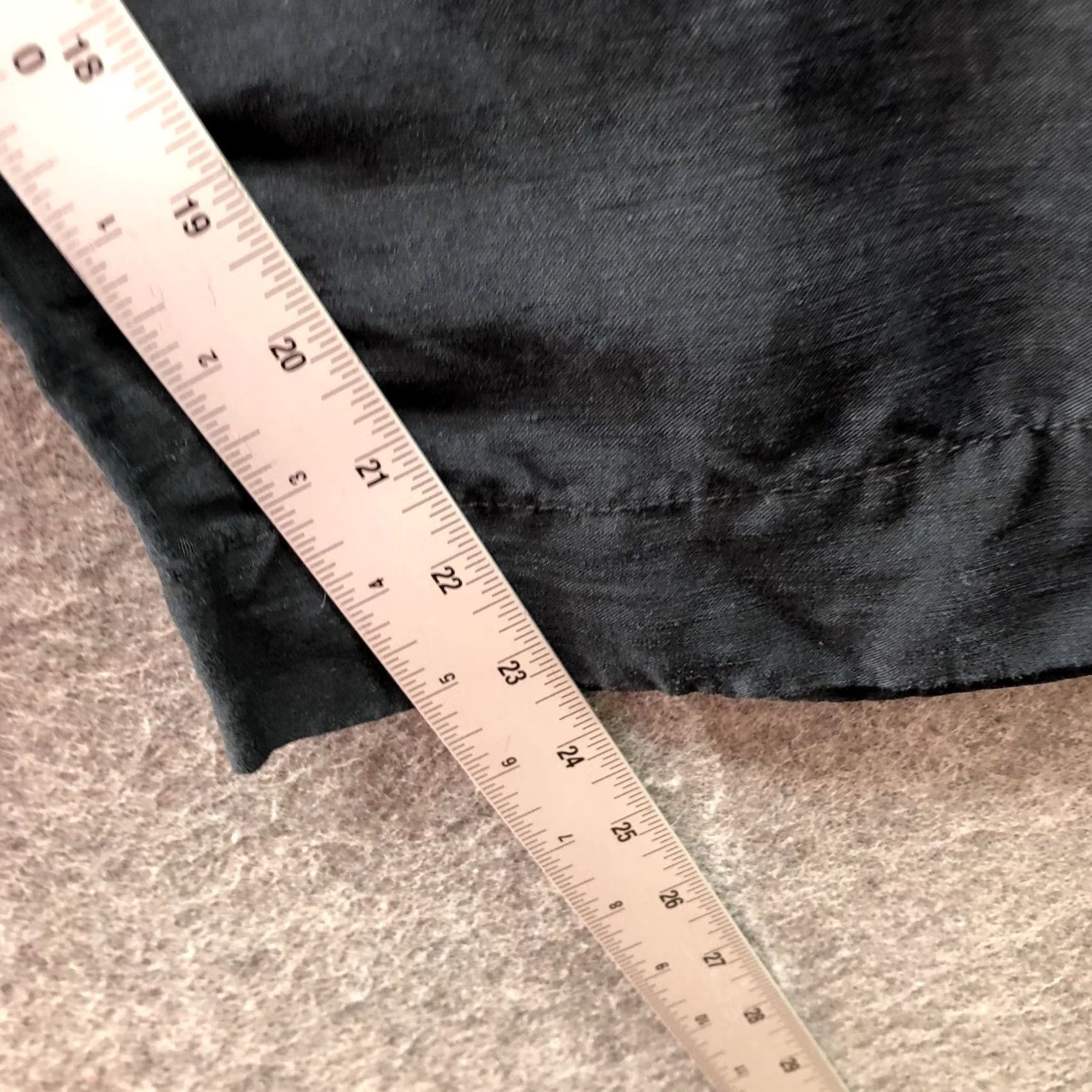 Halston Halston Linen Blend Wide Leg Pants Womens XS Black Pull On High Rise Size 26" / US 2 / IT 38 - 7 Thumbnail