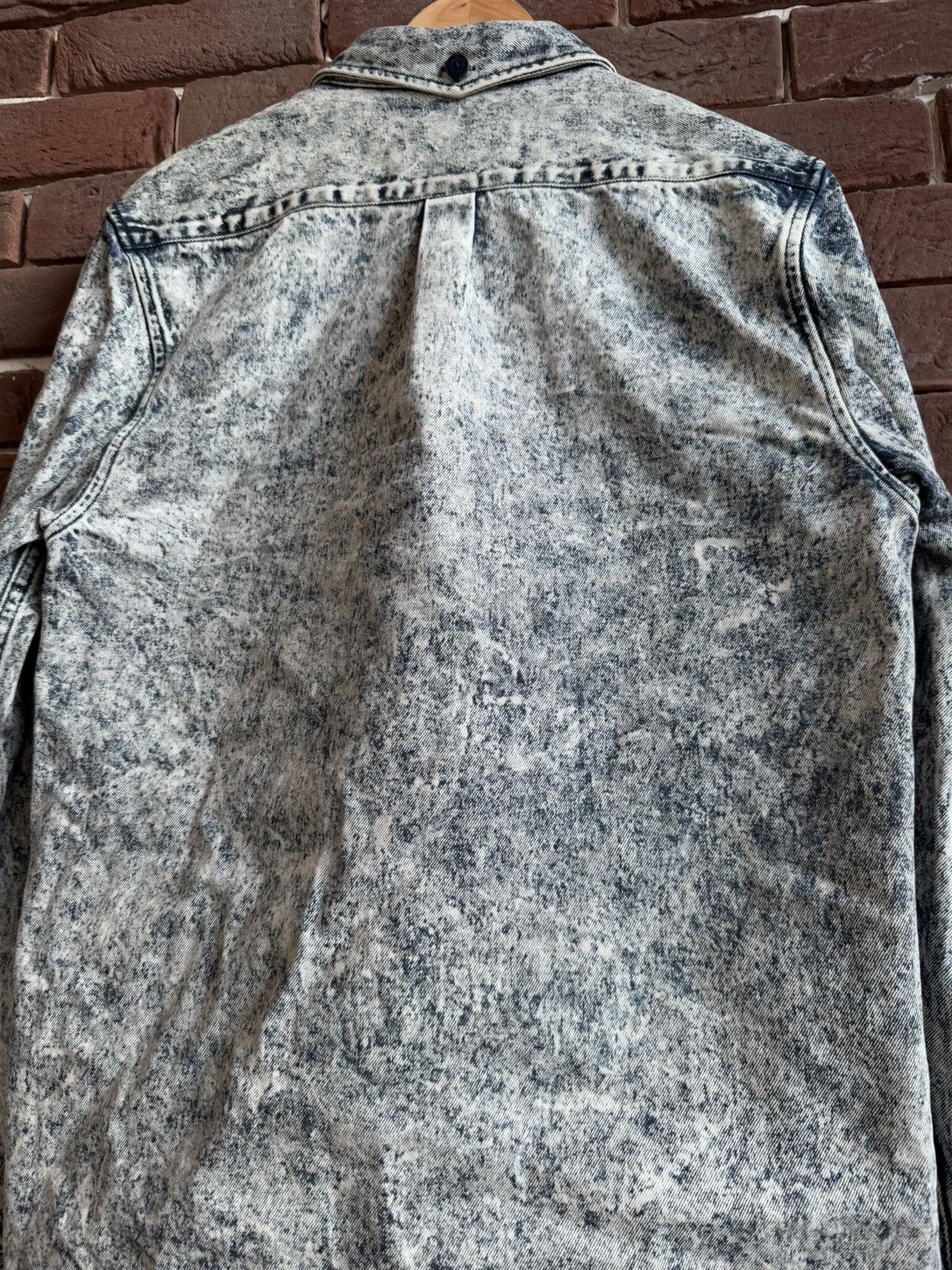 Han Kjobenhavn Han Kjobenhavn Everyday Acid Washed Denim Shirt XL Size US XL / EU 56 / 4 - 4 Thumbnail