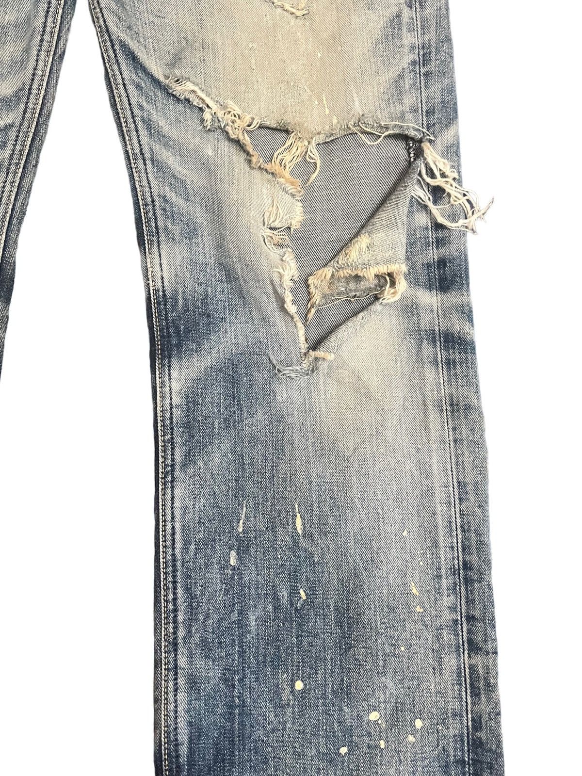 Alife × Lee Lee Rider “Organic” Distress denim Size US 33 - 4 Thumbnail