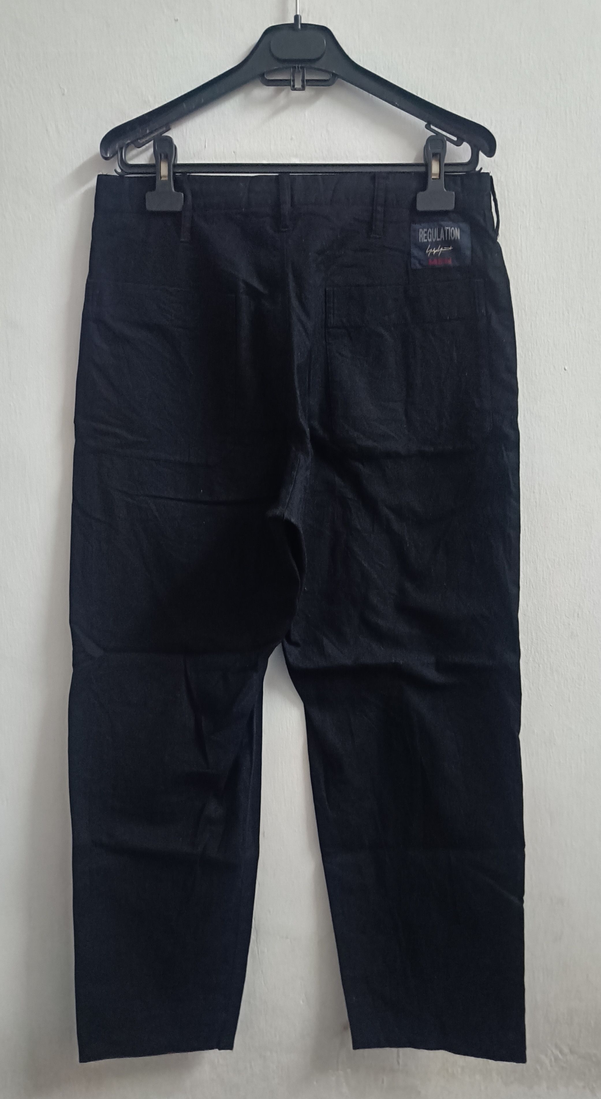 Yohji Yamamoto 🔥🔥Rare Yohji Yamamoto Regulation Black Pants Size US 32 / EU 48 - 2 Thumbnail