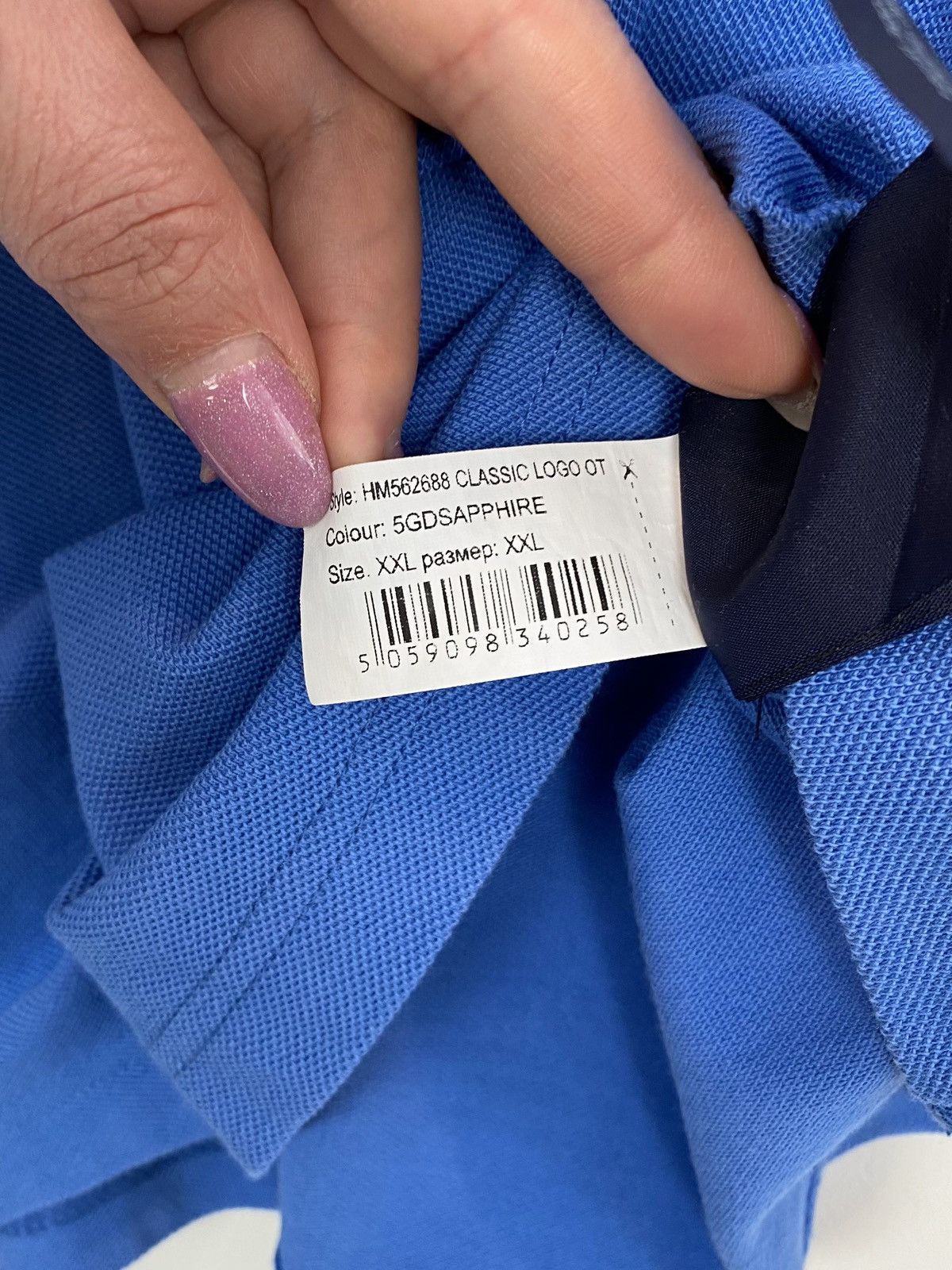 Hackett Hackett London Short Sleeve Classic Polo Shirt Size 2XL Blue Size US XXL / EU 58 / 5 - 8 Thumbnail
