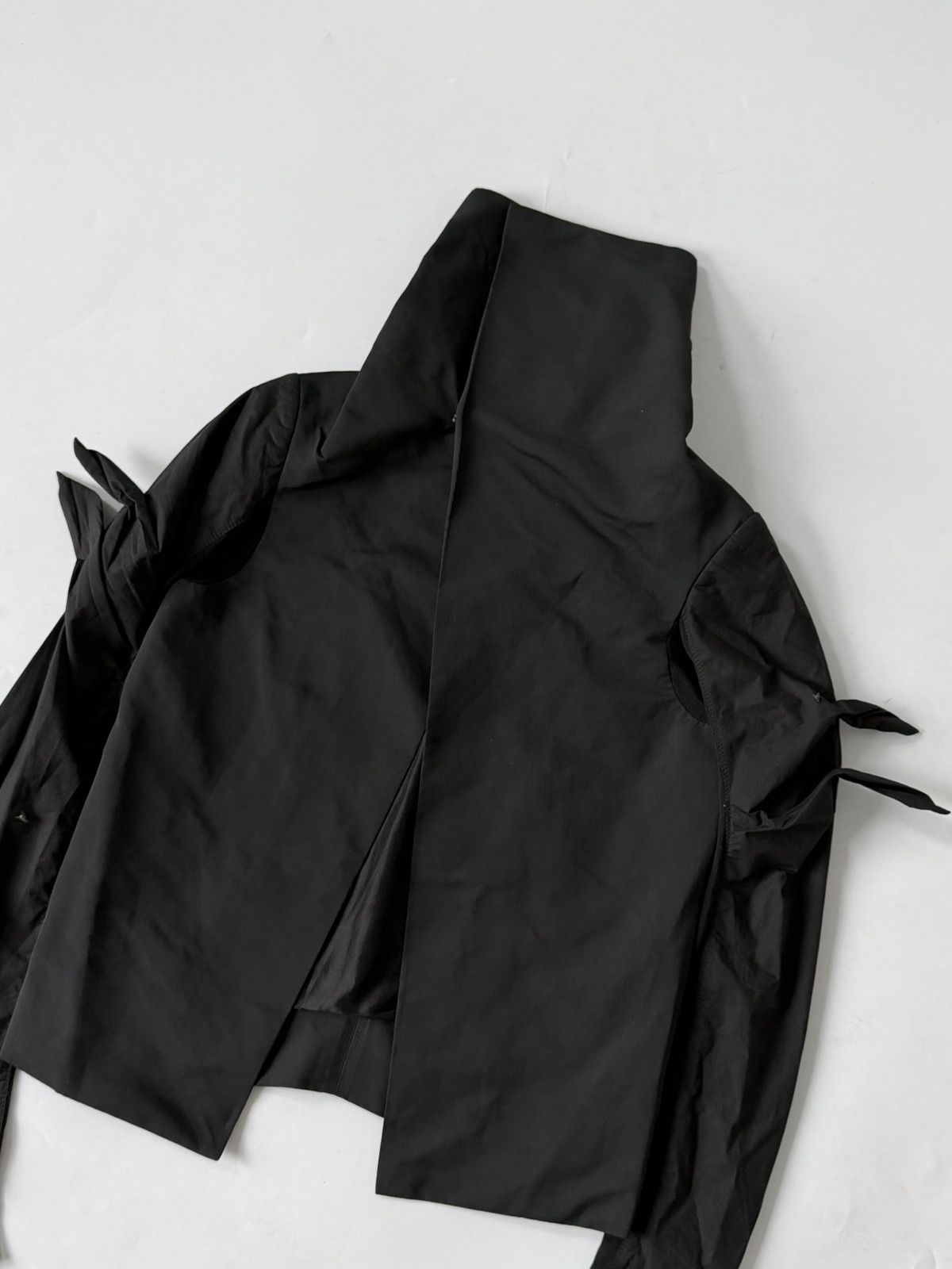 Rick Owens Rick Owens Temple Cropped Asymmetric Jacket Size US S / EU 44-46 / 1 - 4 Thumbnail