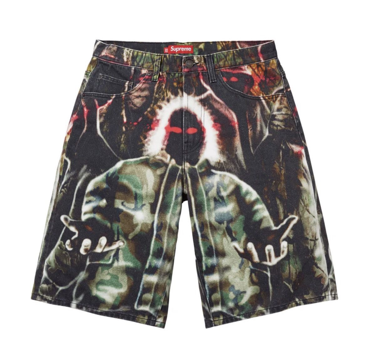 Supreme Supreme Baggy Denim Short Bleached jorts 34 | Grailed