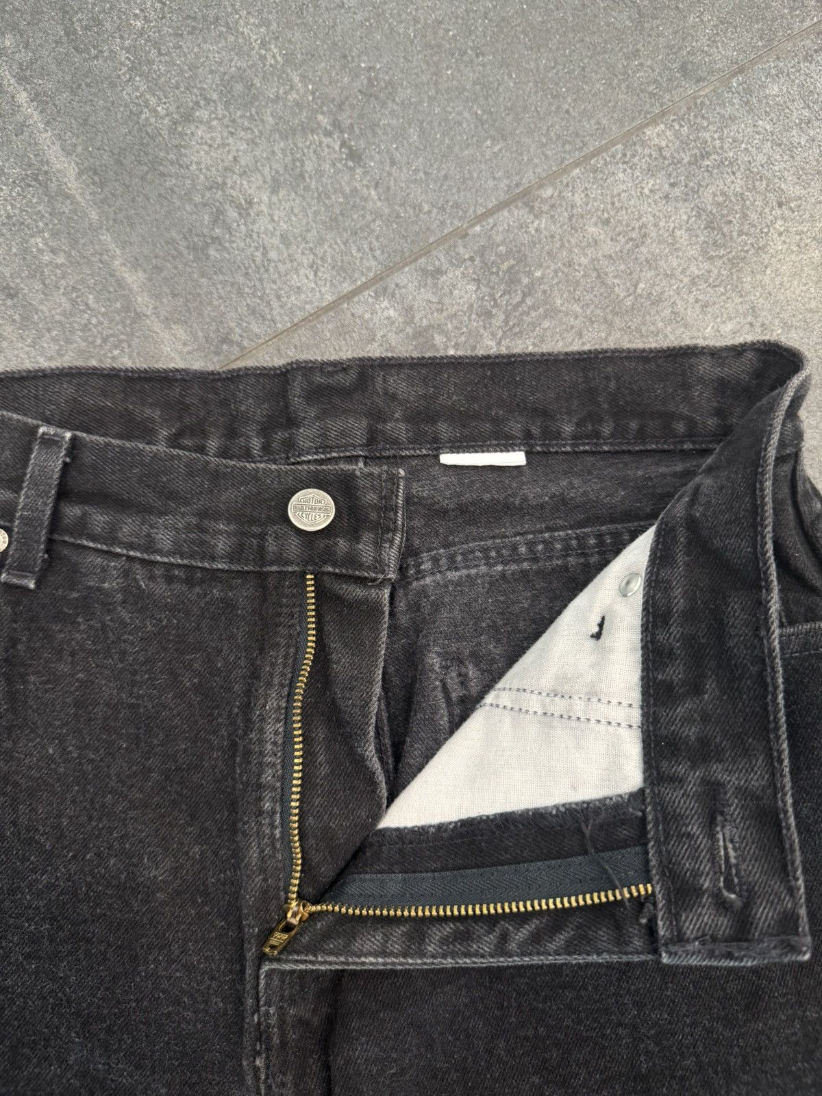 Harley Davidson Vintage 90’s Harley Davidson Straight Leg Jeans Size 28x30 Size US 28 / EU 44 - 14 Thumbnail