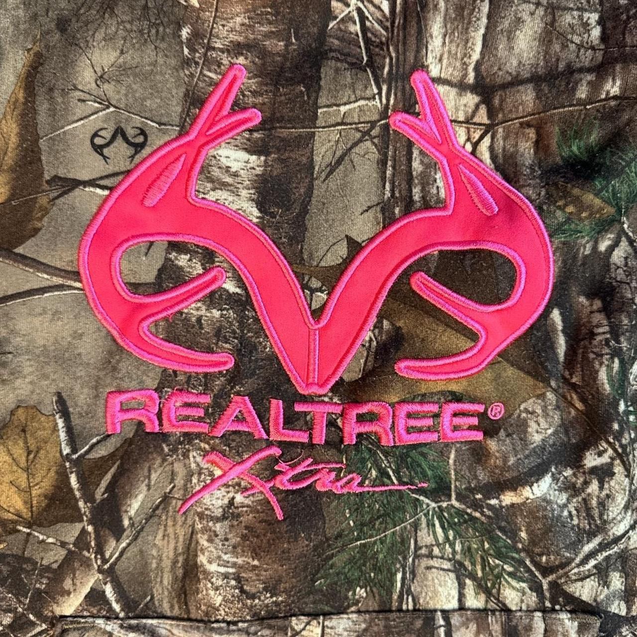 Realtree Y2K Pink Real-Tree Camp Hoodie Sized Women’s XL Fits Men’s L Size US L / EU 52-54 / 3 - 3 Thumbnail