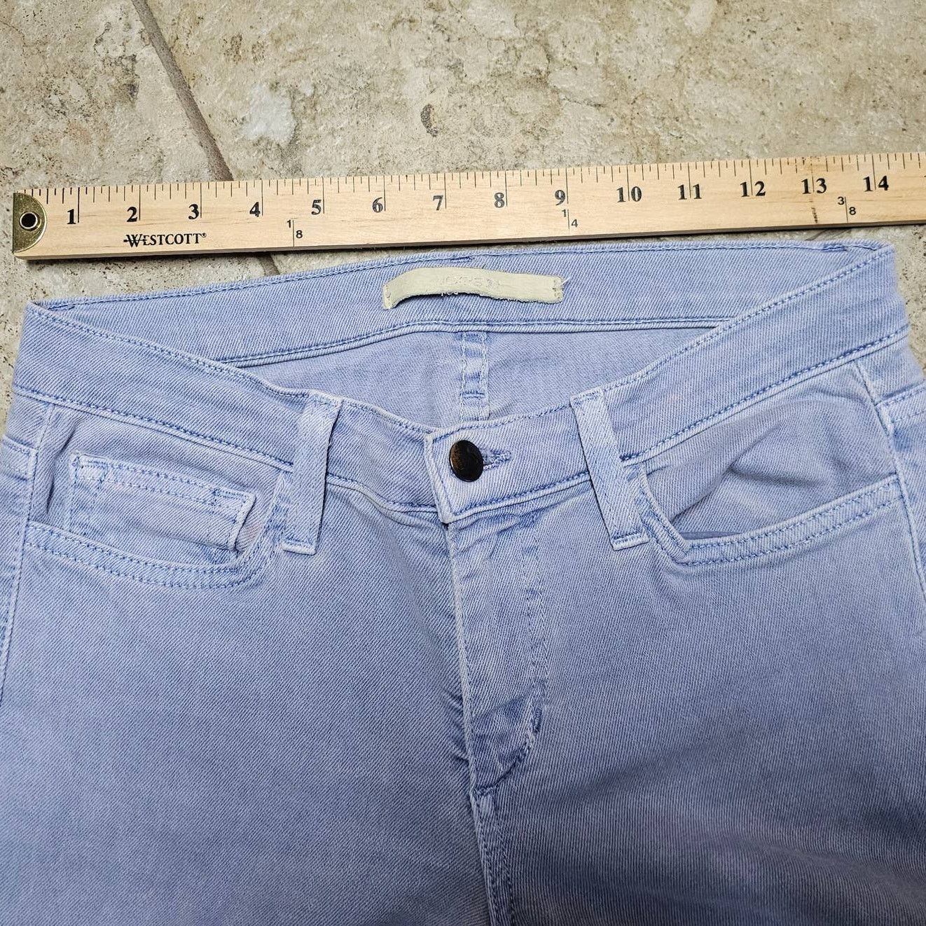 Joe Boxer Women's Joes Skinny Jeans Light Blue waist 27" inseam 28" Size 27" / US 4 / IT 40 - 5 Thumbnail