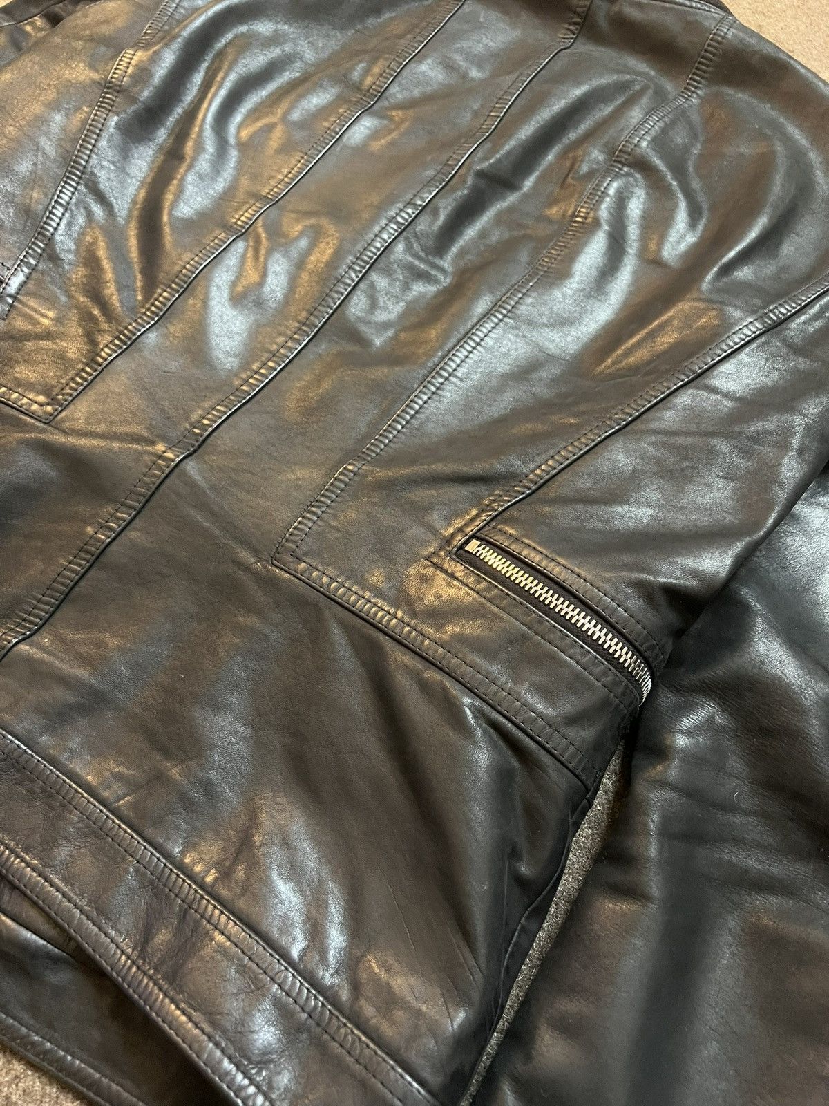 Rick Owens Rick Owens FW17 Geo Harness Leather Jacket Size US M / EU 48-50 / 2 - 9 Thumbnail