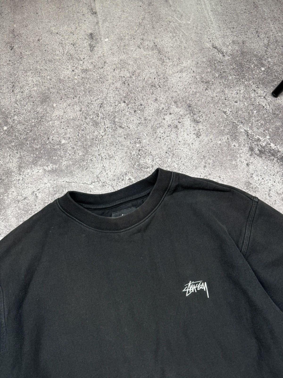 Stussy Vintage Stussy Y2K Faded Distressed Boxy Sweatshirt Japanese Size US S / EU 44-46 / 1 - 2 Thumbnail