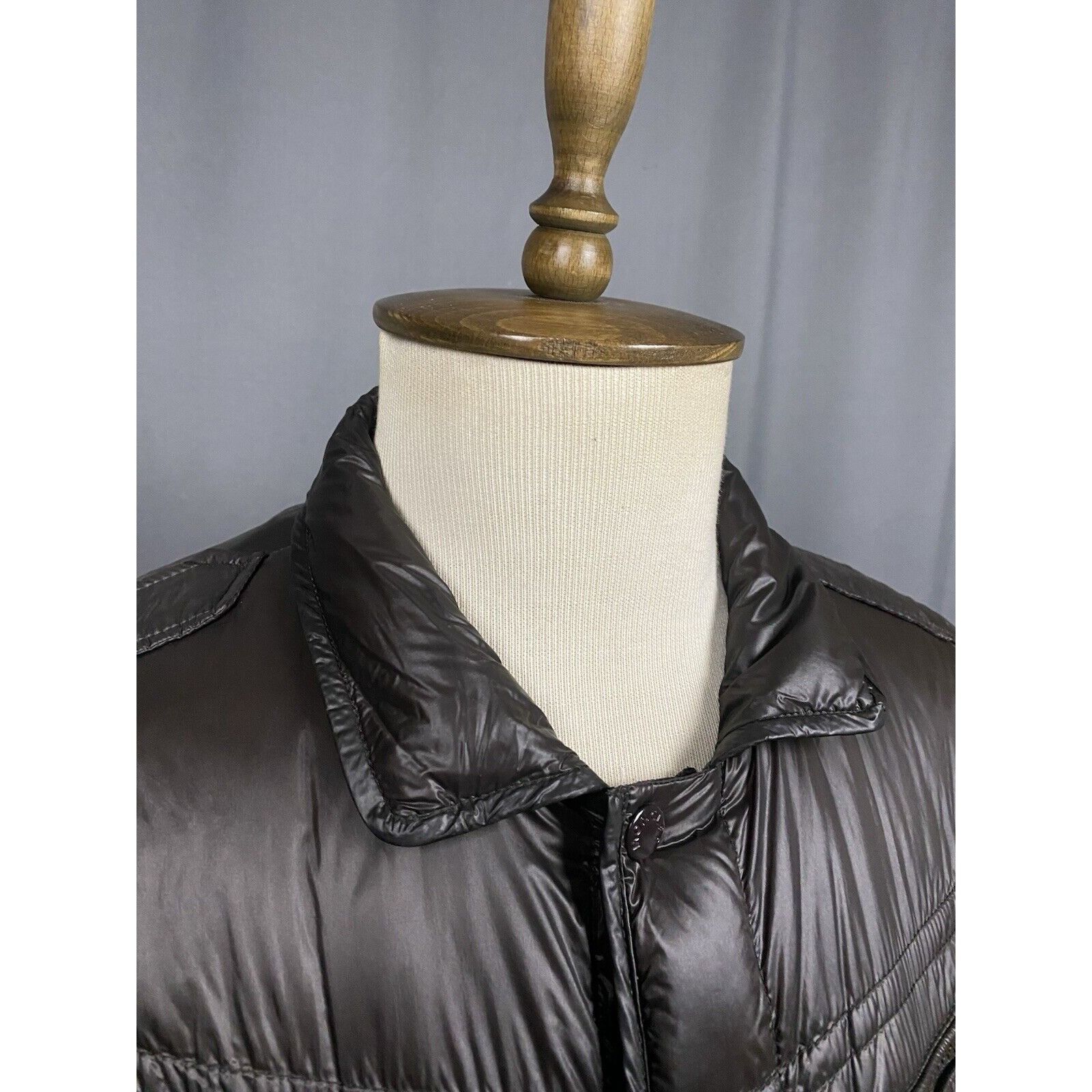 Moncler Moncler Gaetan Giubbotty Men's Brown Down Insulated Sportcoa Size US L / EU 52-54 / 3 - 6 Thumbnail