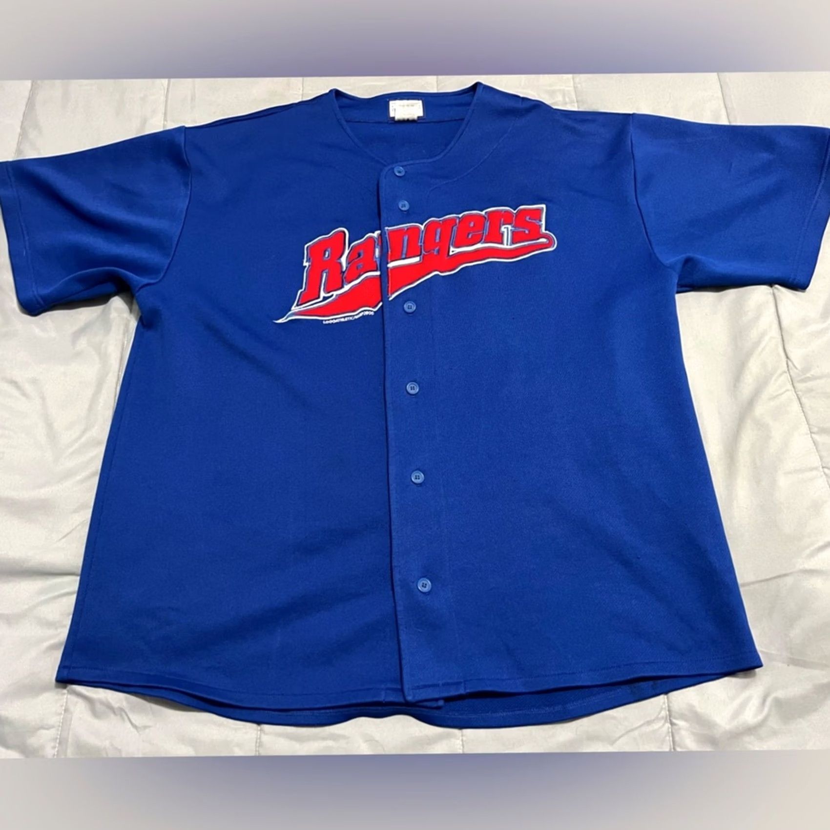Logo Athletic VINTAGE Texas Rangers Jersey Juan Gonzalez 2000 Blue XL Men's Logo Athletic Shirt Size US XL / EU 56 / 4 - 3 Thumbnail