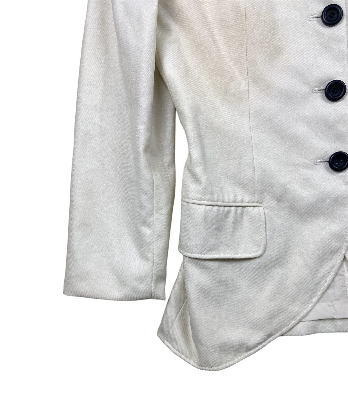Christian Dior Monsieur × Vintage Vintage 80’s Christian Dior Cotton Blazer Jacket Size M / US 6-8 / IT 42-44 - 3 Thumbnail