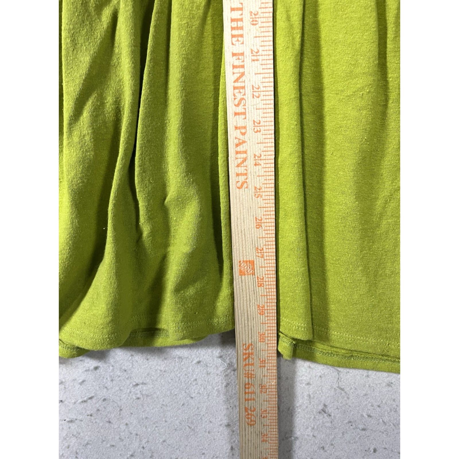 Vintage Popomomo Women Shirt Dress Green Sleeveless Button Down V-Neck Knee Length Size S/M Regular Size L / US 10 / IT 46 - 4 Thumbnail