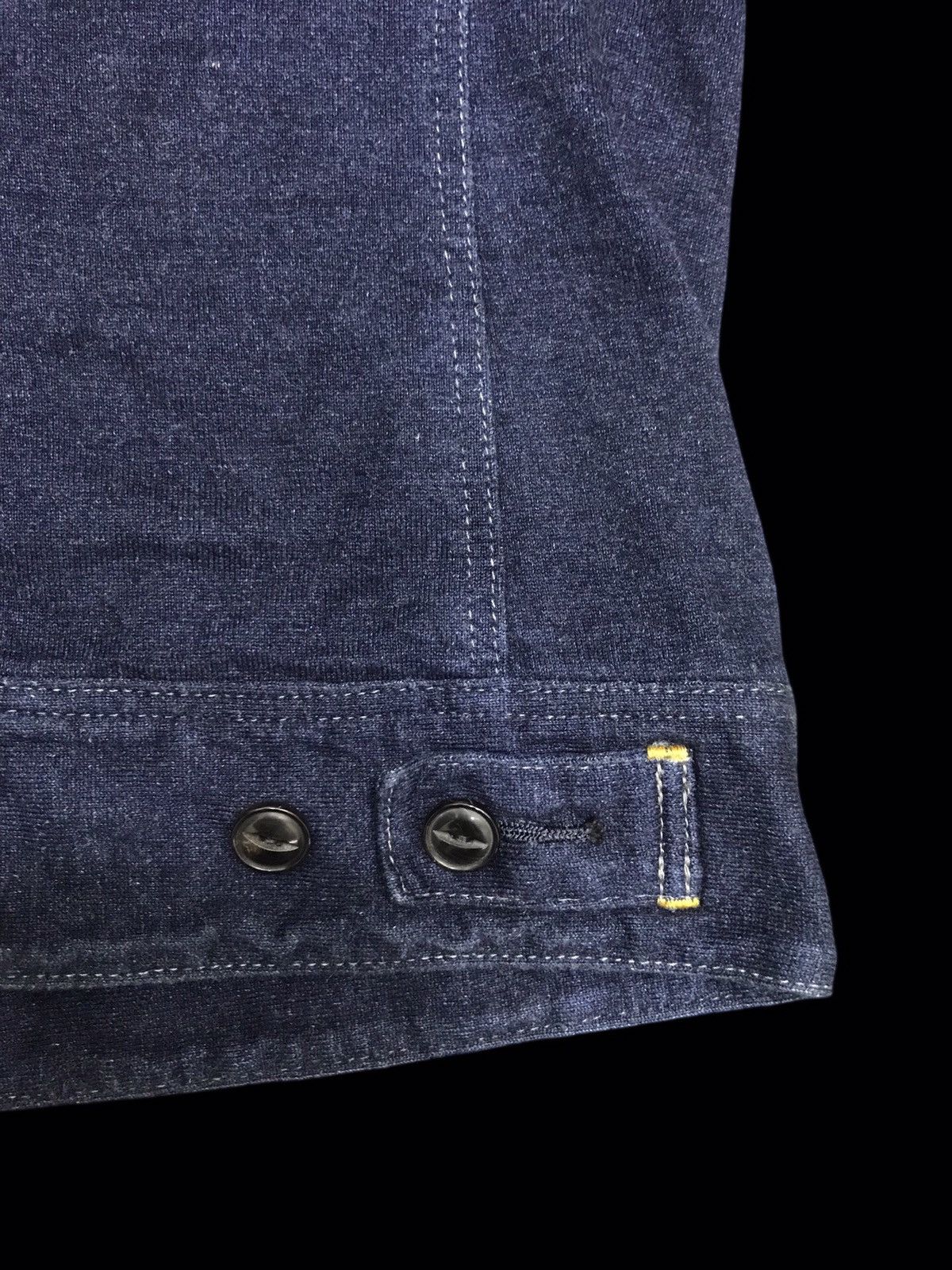 Indigo × Japanese Brand 💥INDIGO💥biography Japan Slim Sweat Trucker F368 Size US S / EU 44-46 / 1 - 8 Thumbnail