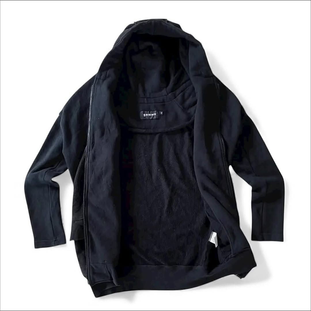 Yohji Yamamoto Gomme Homme by Yohji Yamamoto Maki Hiroshige Gimmick Hoodie Size US M / EU 48-50 / 2 - 9 Thumbnail