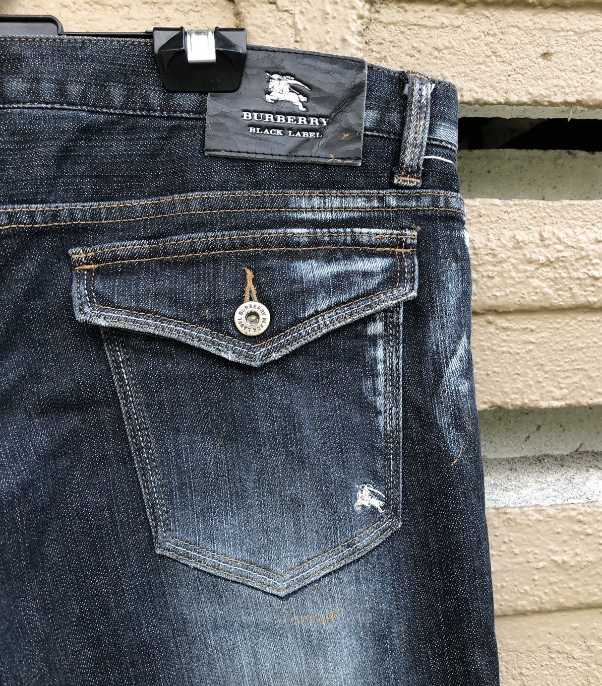 Burberry Burberry Black Label Stretchable Embroidery Logo Denim Pant Size US 32 / EU 48 - 7 Thumbnail