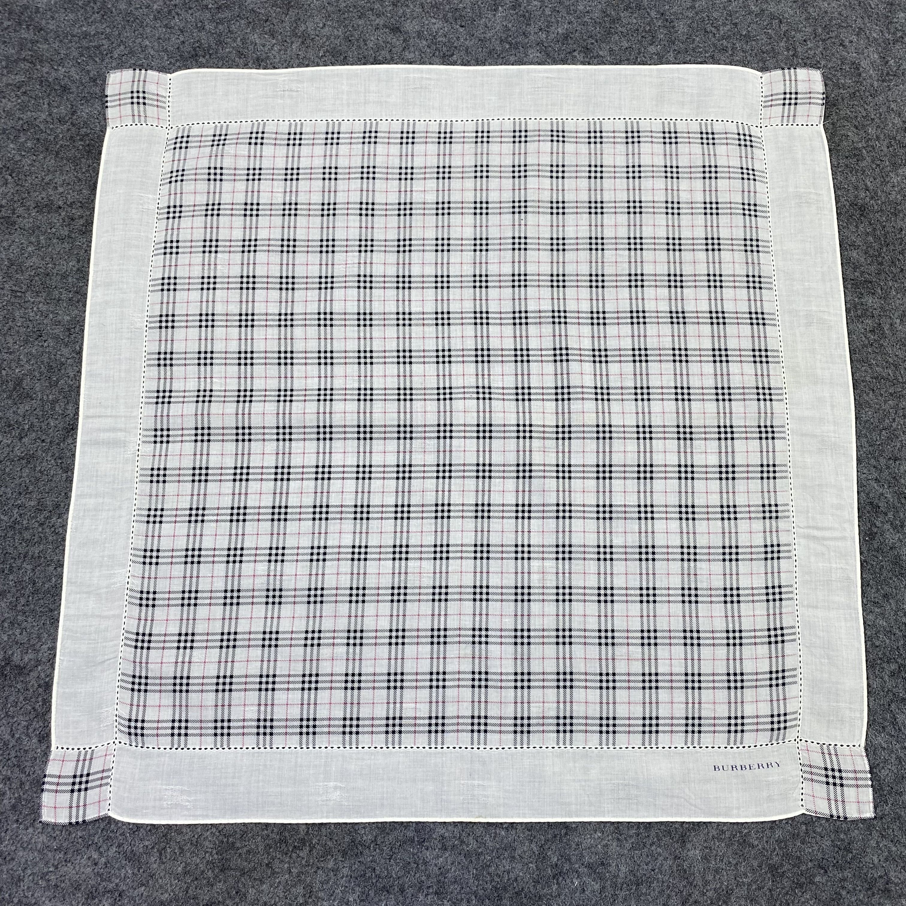 Burberry Burberry Handkerchief Neckerchief Bandana-B1970 Size ONE SIZE - 3 Thumbnail