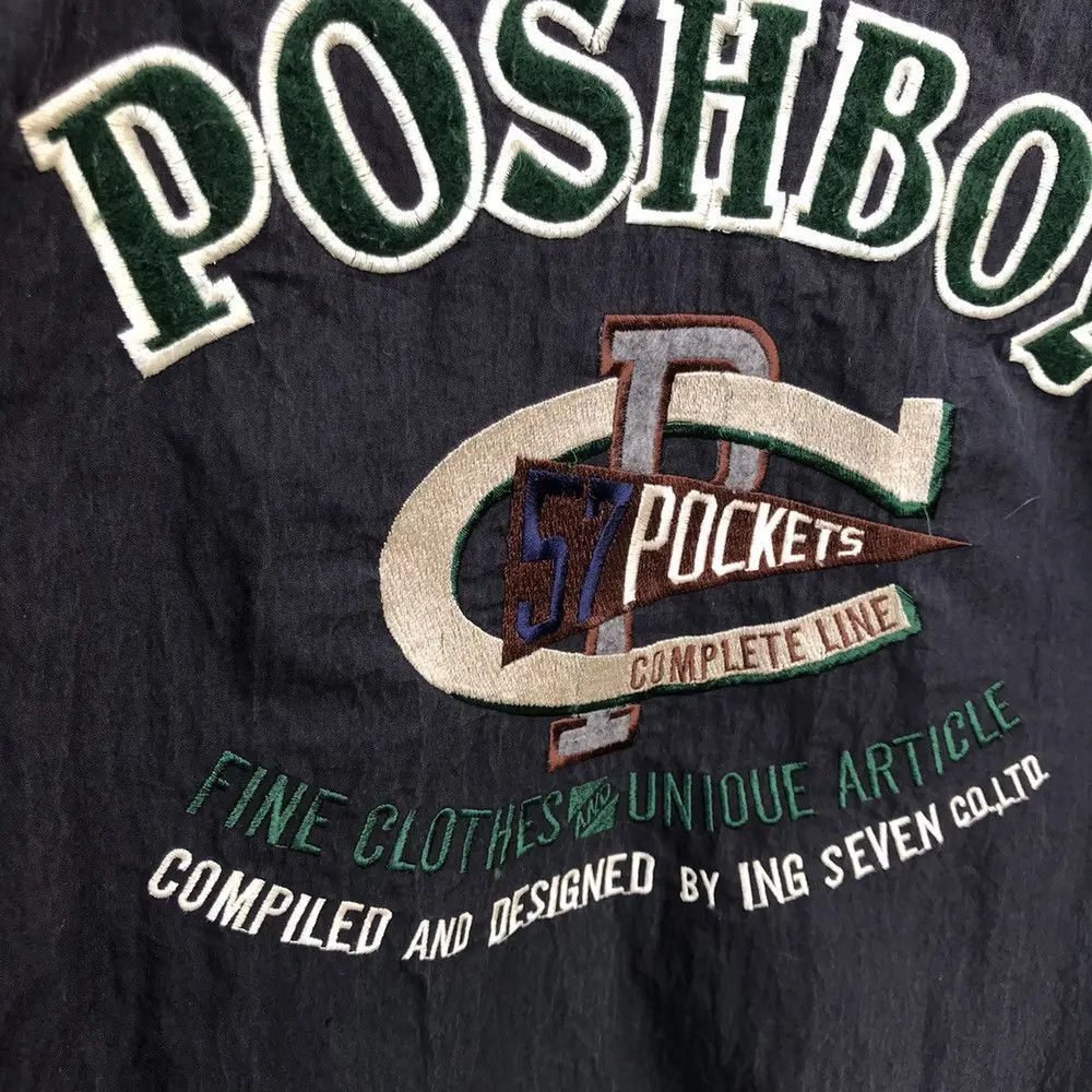 Japanese Brand × Vintage 🔥🔥RARE🔥🔥 VINTAGE 90”s POSHBOY BOMBER JACKET Size US M / EU 48-50 / 2 - 5 Thumbnail