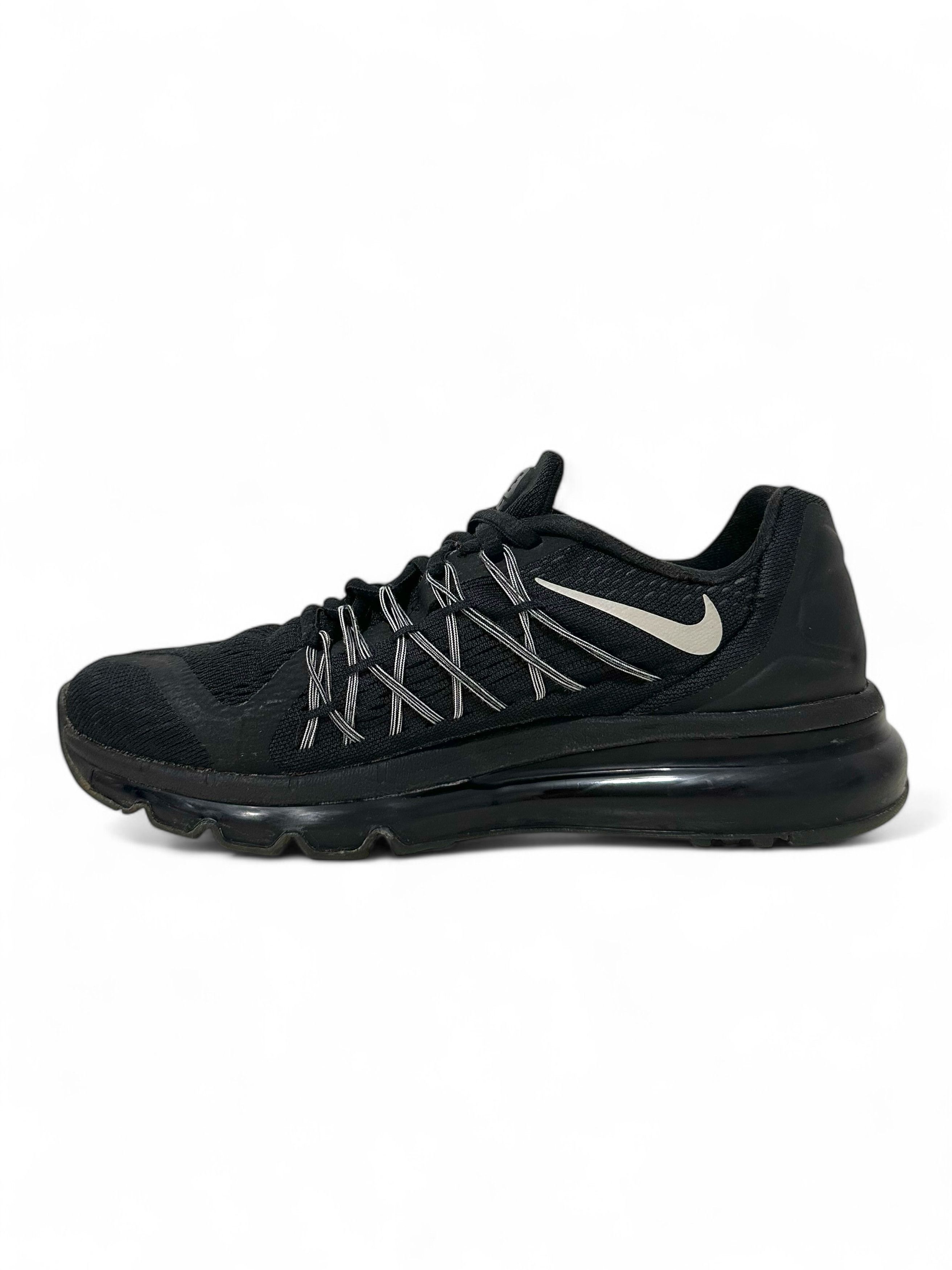 Nike Sz 38.5 Nike Air Max Black White Low Top Sneakers Size US 7.5 / IT 37.5 - 3 Thumbnail