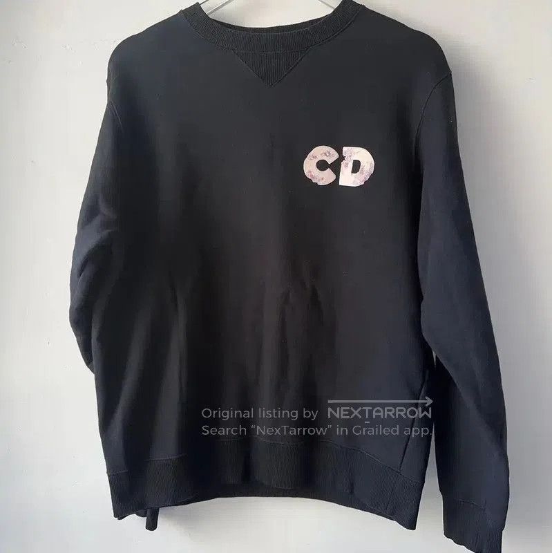 Dior Dior Black Cotton Men's Sweatshirt . Size US S / EU 44-46 / 1 - 1 Thumbnail