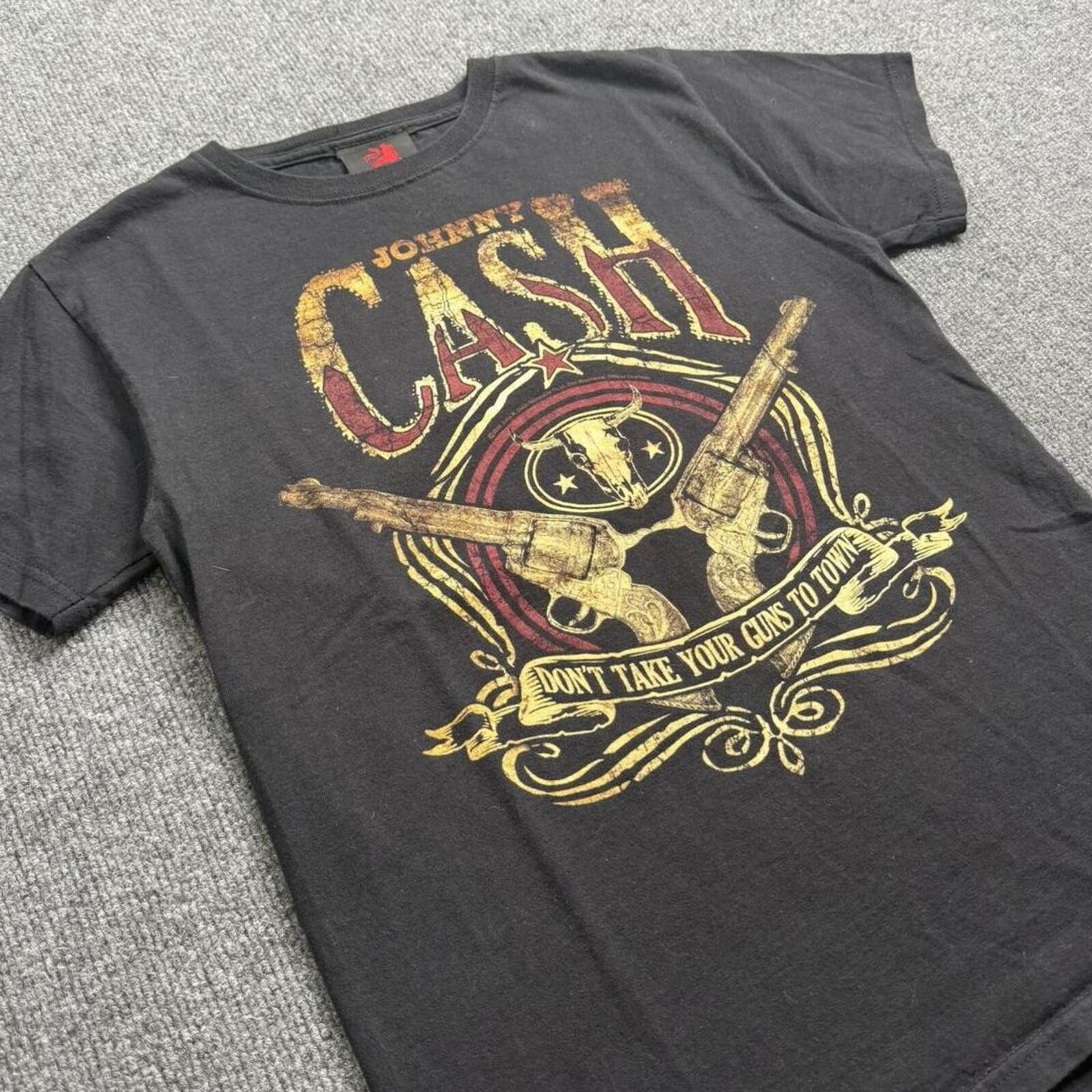Zion Rootswear Vintage Johnny Cash Dont Take your Guns to Town TShirt S Size US S / EU 44-46 / 1 - 1 Thumbnail